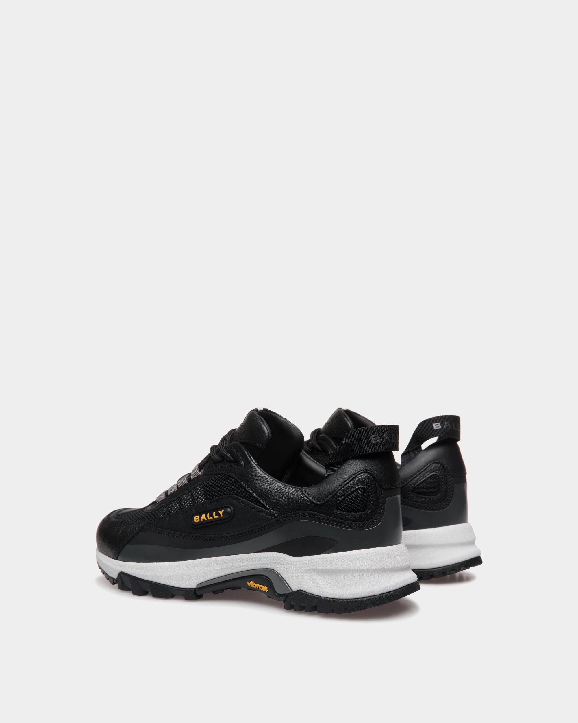 Faster Sneakers Aus Schwarzem Leder Und Nylon - Herren - Bally - 04