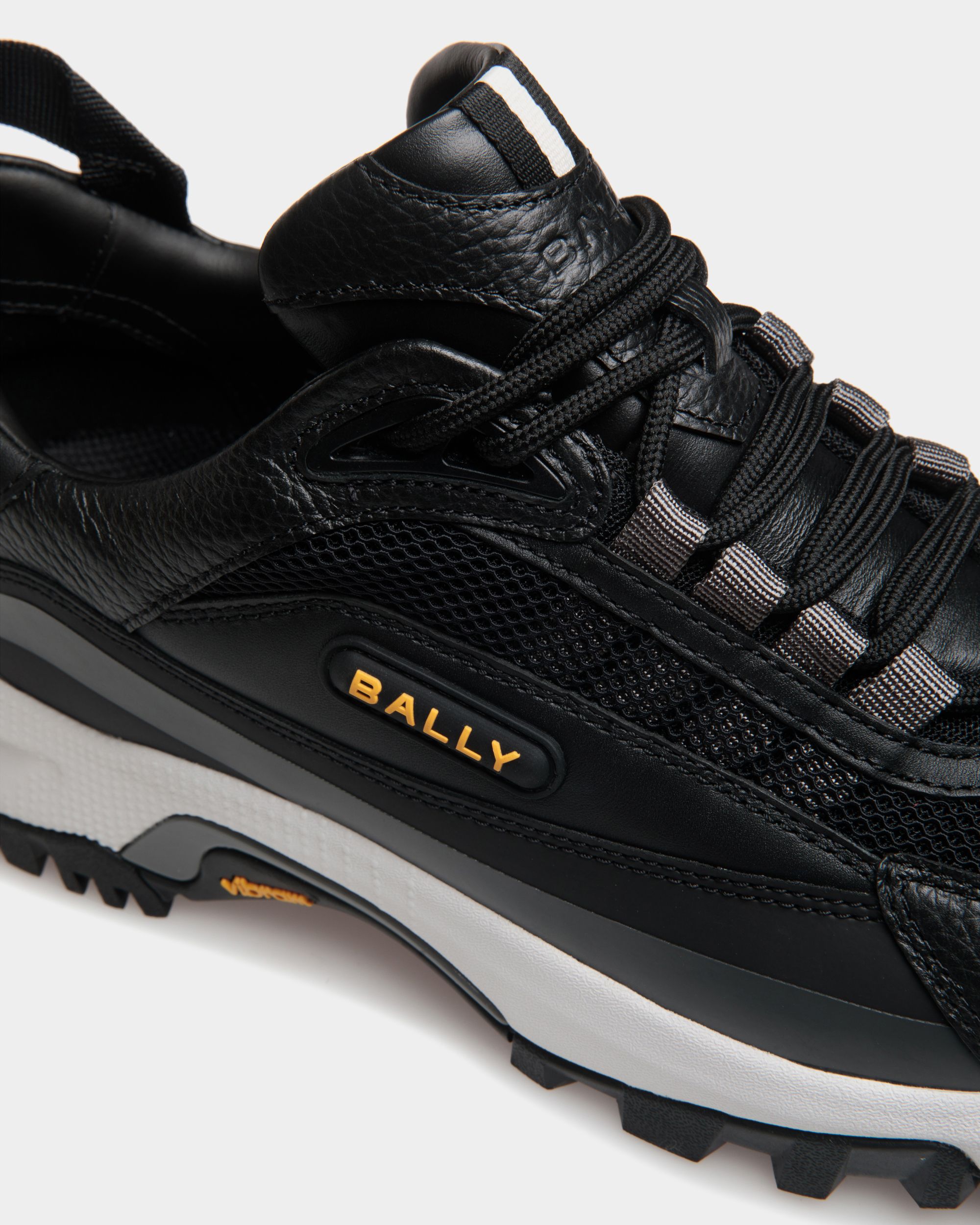 Faster Sneakers Aus Schwarzem Leder Und Nylon - Herren - Bally - 05