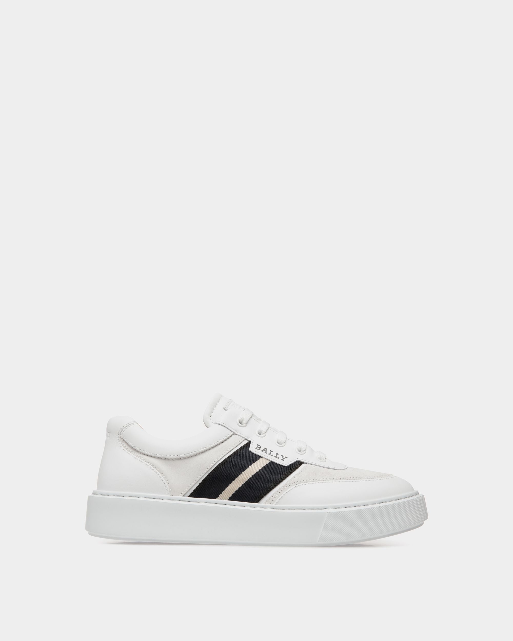 Sneaker In White Leather - Herren - Bally - 01