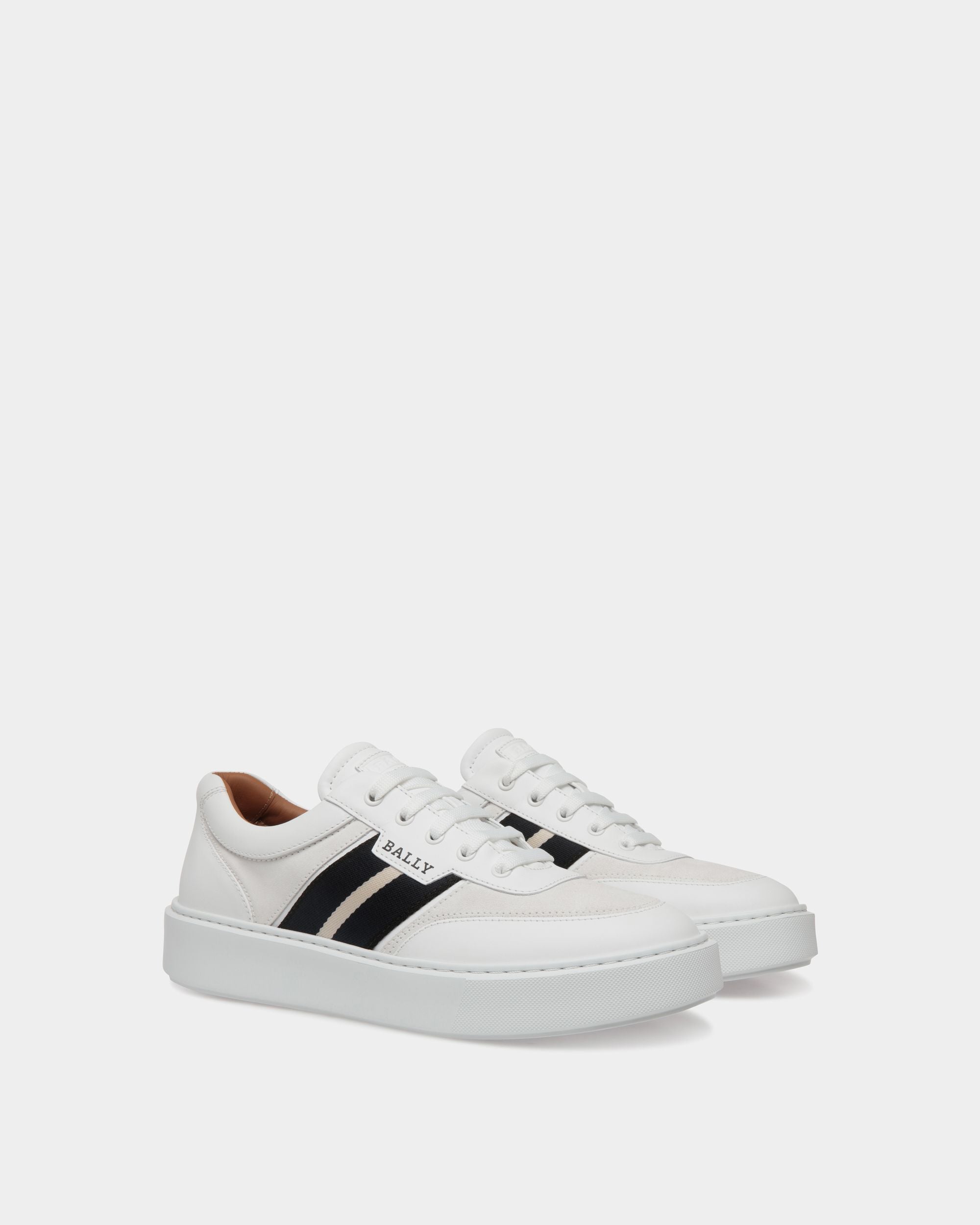 Sneaker In White Leather - Herren - Bally - 02