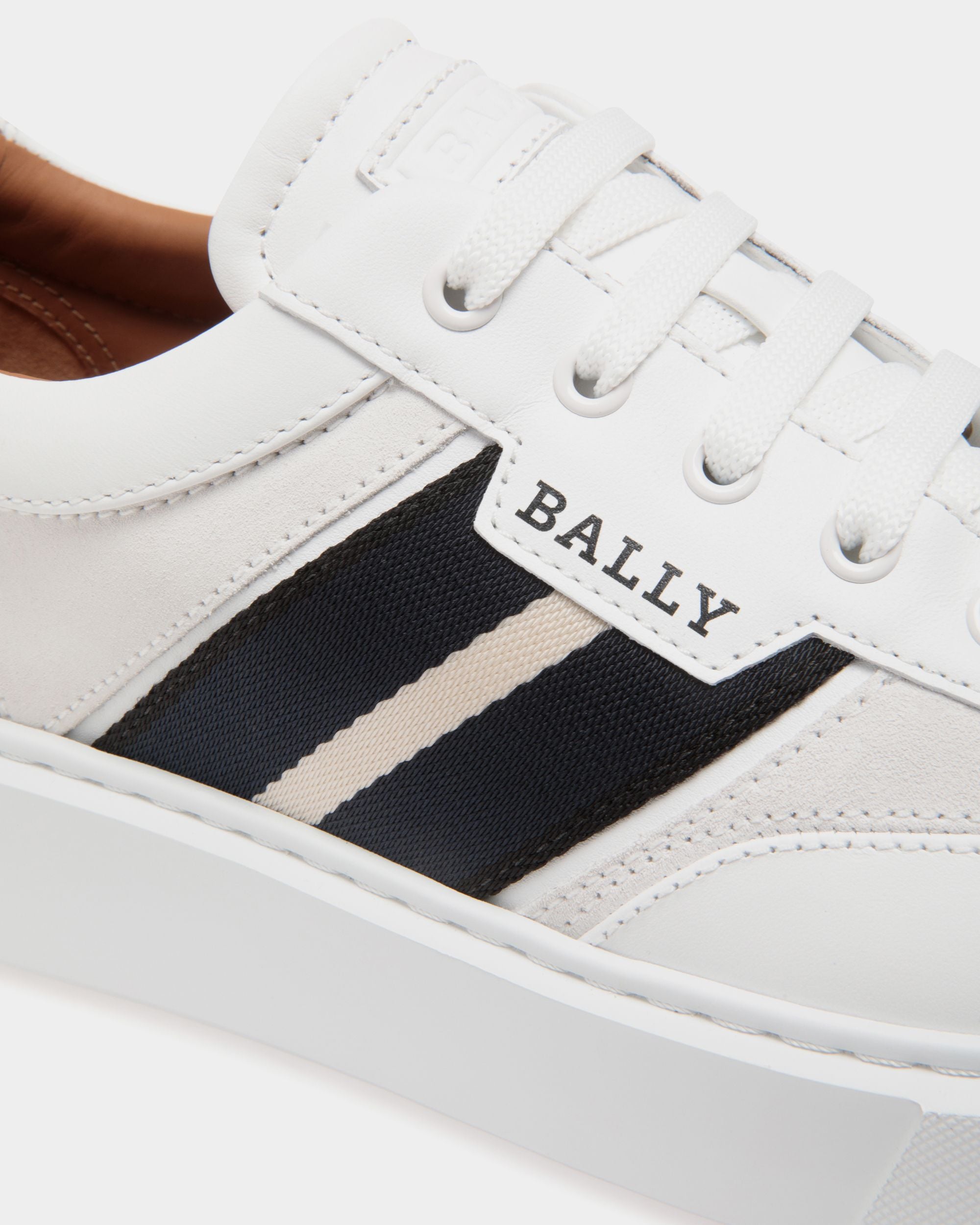 Sneaker In White Leather - Herren - Bally - 05