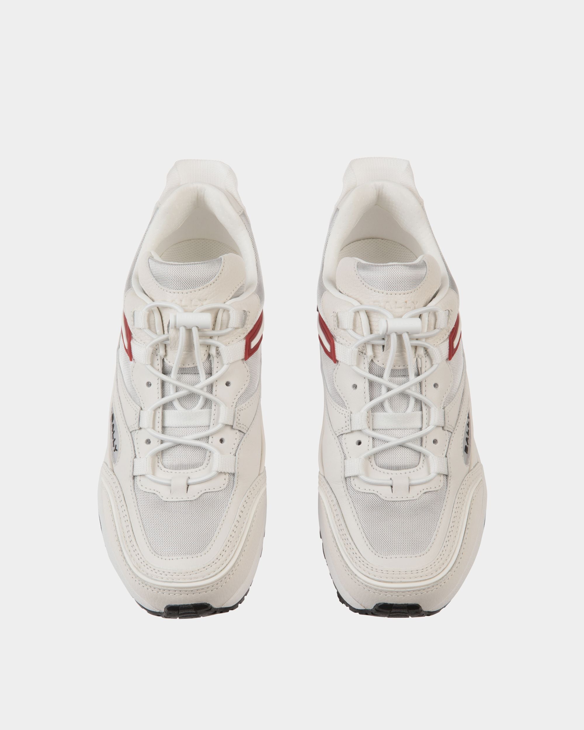 Faster Sneaker Aus Leder Und Nylon In Weiß - Herren - Bally - 03