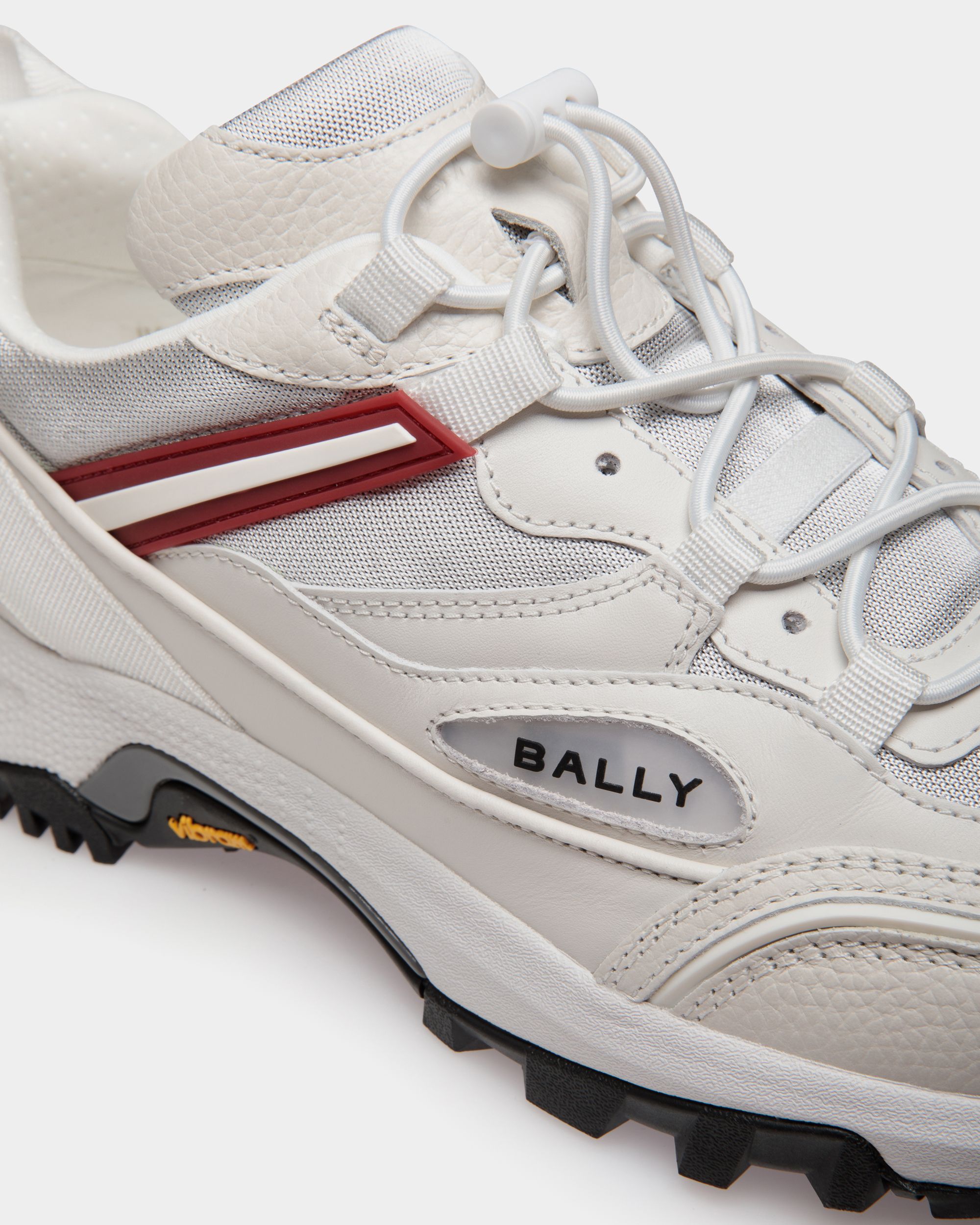 Faster Sneaker Aus Leder Und Nylon In Weiß - Herren - Bally - 04