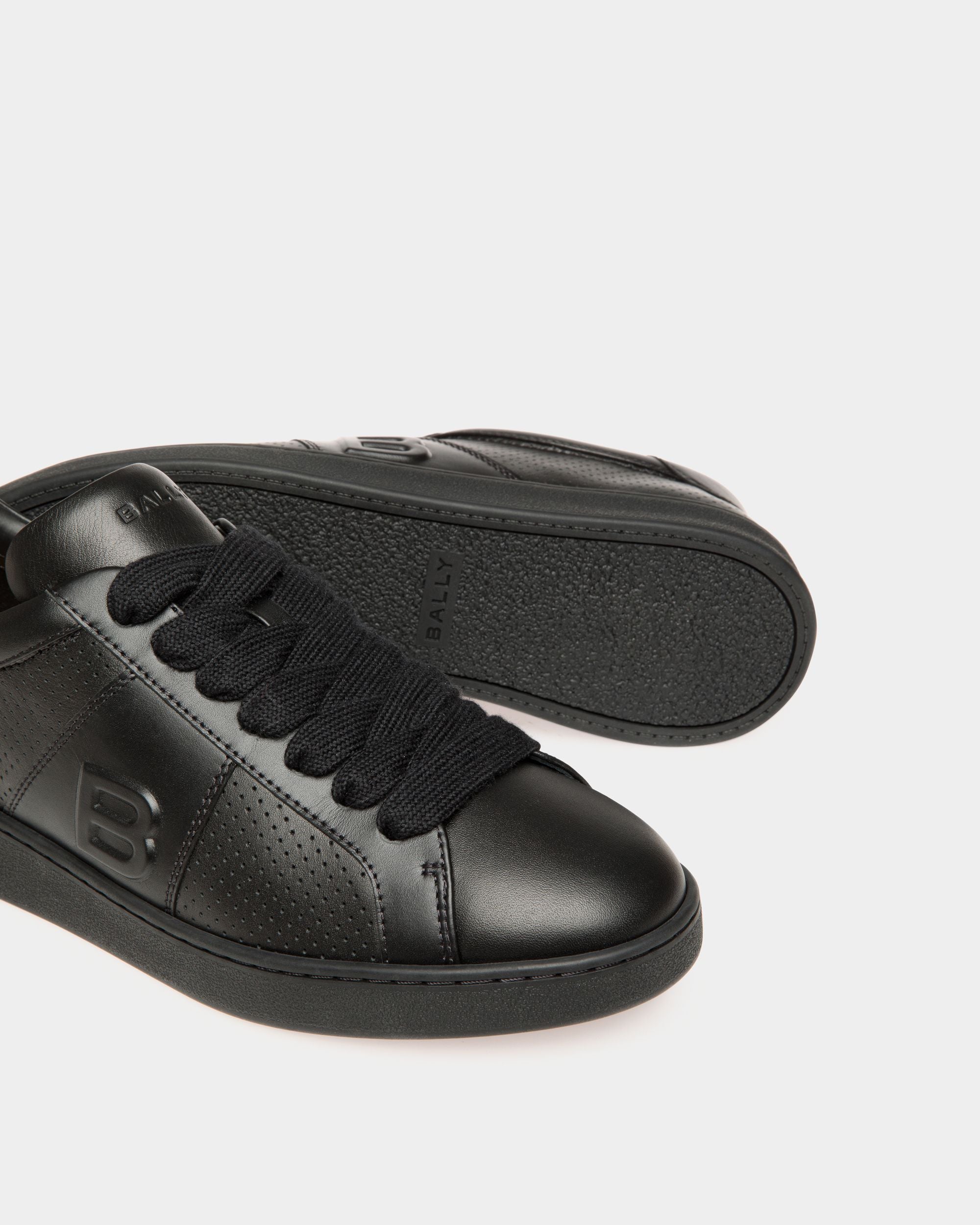 Sneaker Aus Leder In Schwarz Aus Der Adrien Brody Travel-Kollektion - Herren - Bally - 05