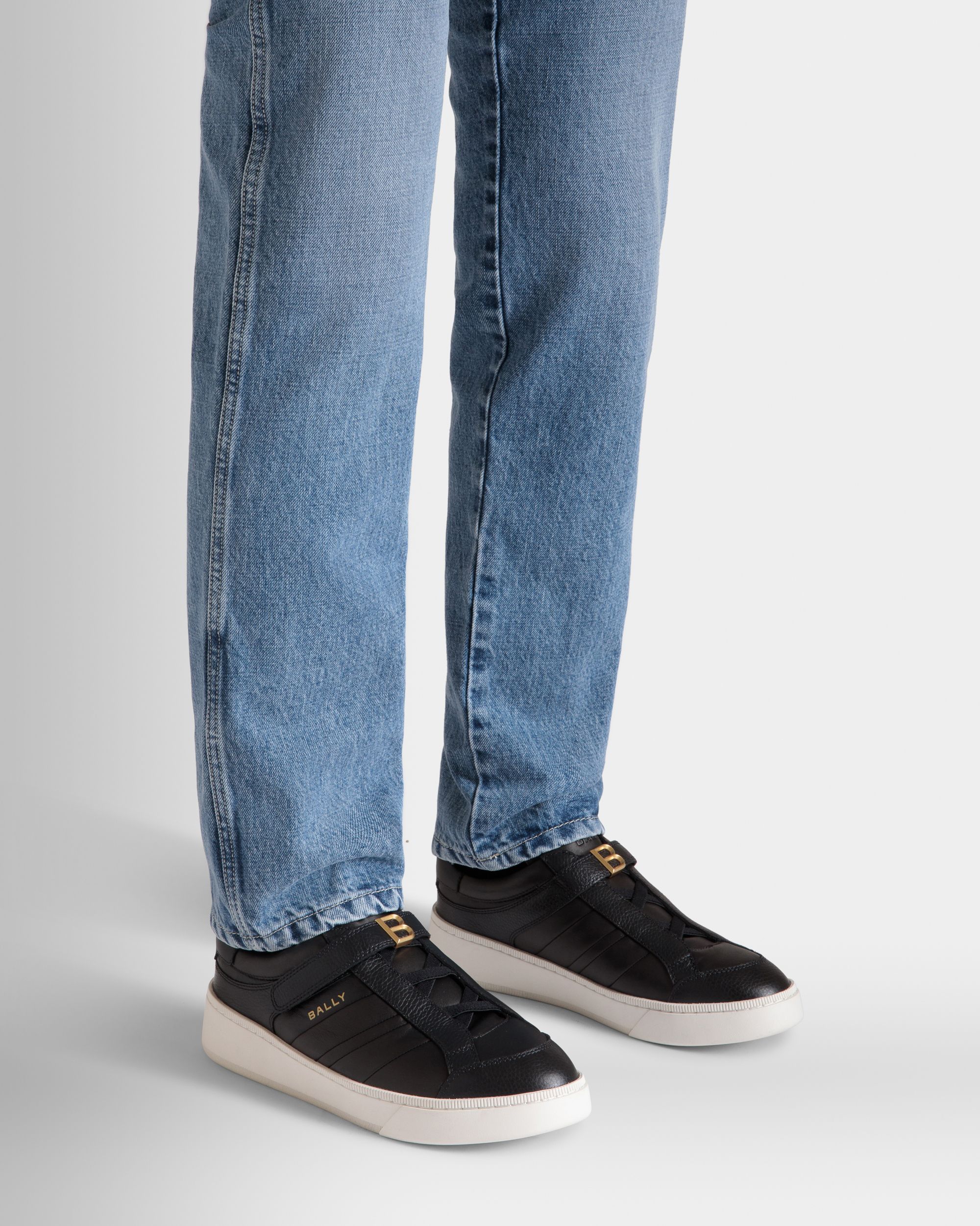 Raise Sneaker Aus Schwarzem Leder - Herren - Bally - 02