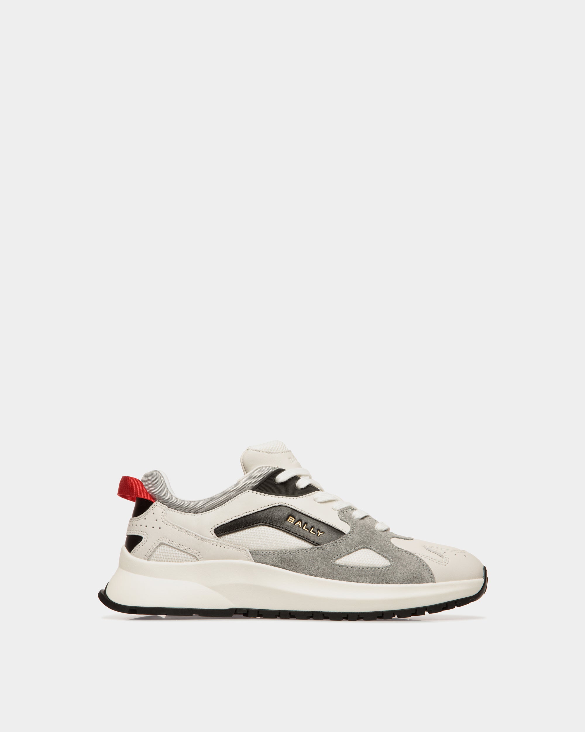 Outline Sneaker Aus Mehrfarbigem Leder Und Nylon - Herren - Bally - 01
