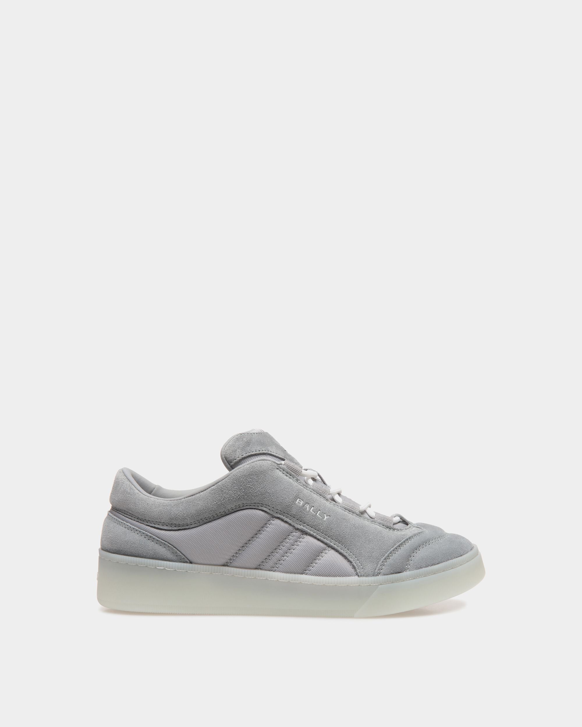 Raise Sneakers Aus Veloursleder Und Nylon In Hellgrau - Herren - Bally - 01