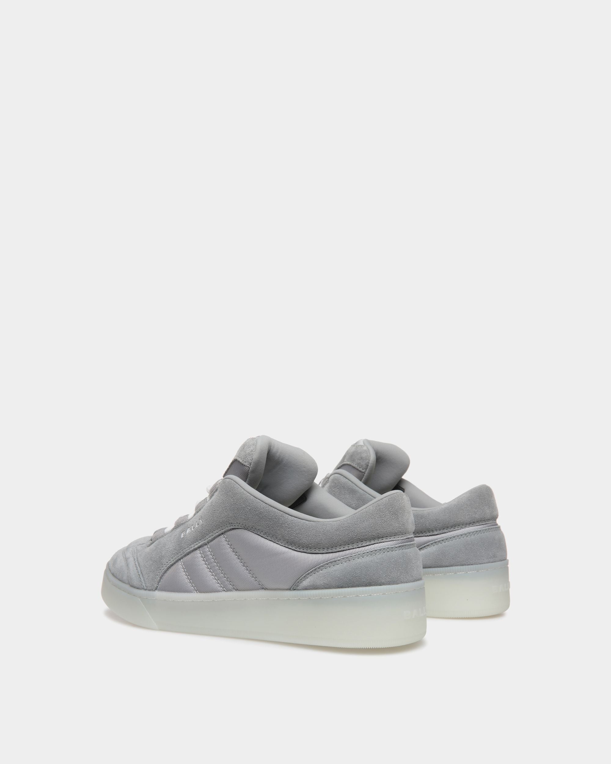 Raise Sneakers Aus Veloursleder Und Nylon In Hellgrau - Herren - Bally - 04