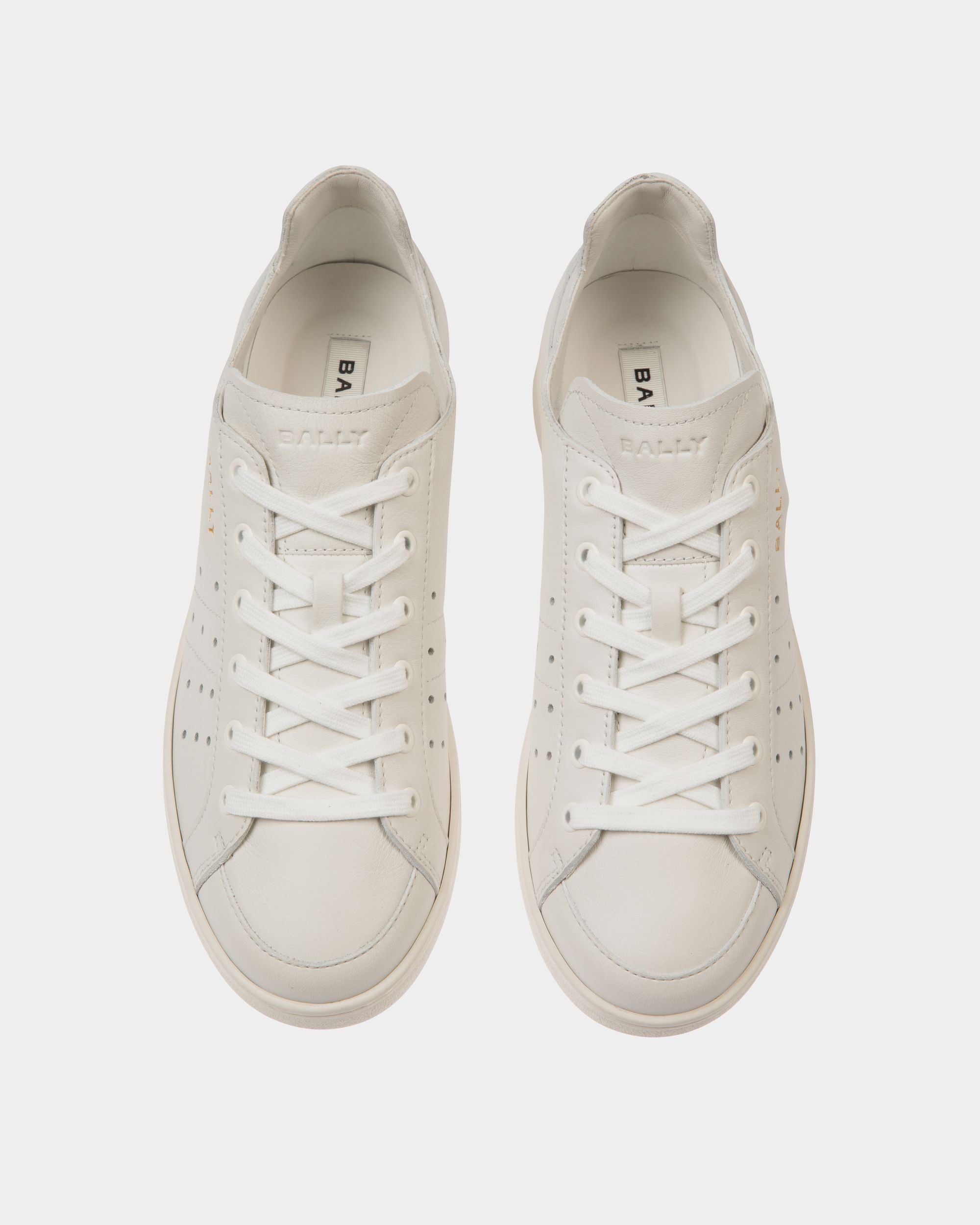 Sneakers Tennis Aus Leder In Weiß - Herren - Bally - 05