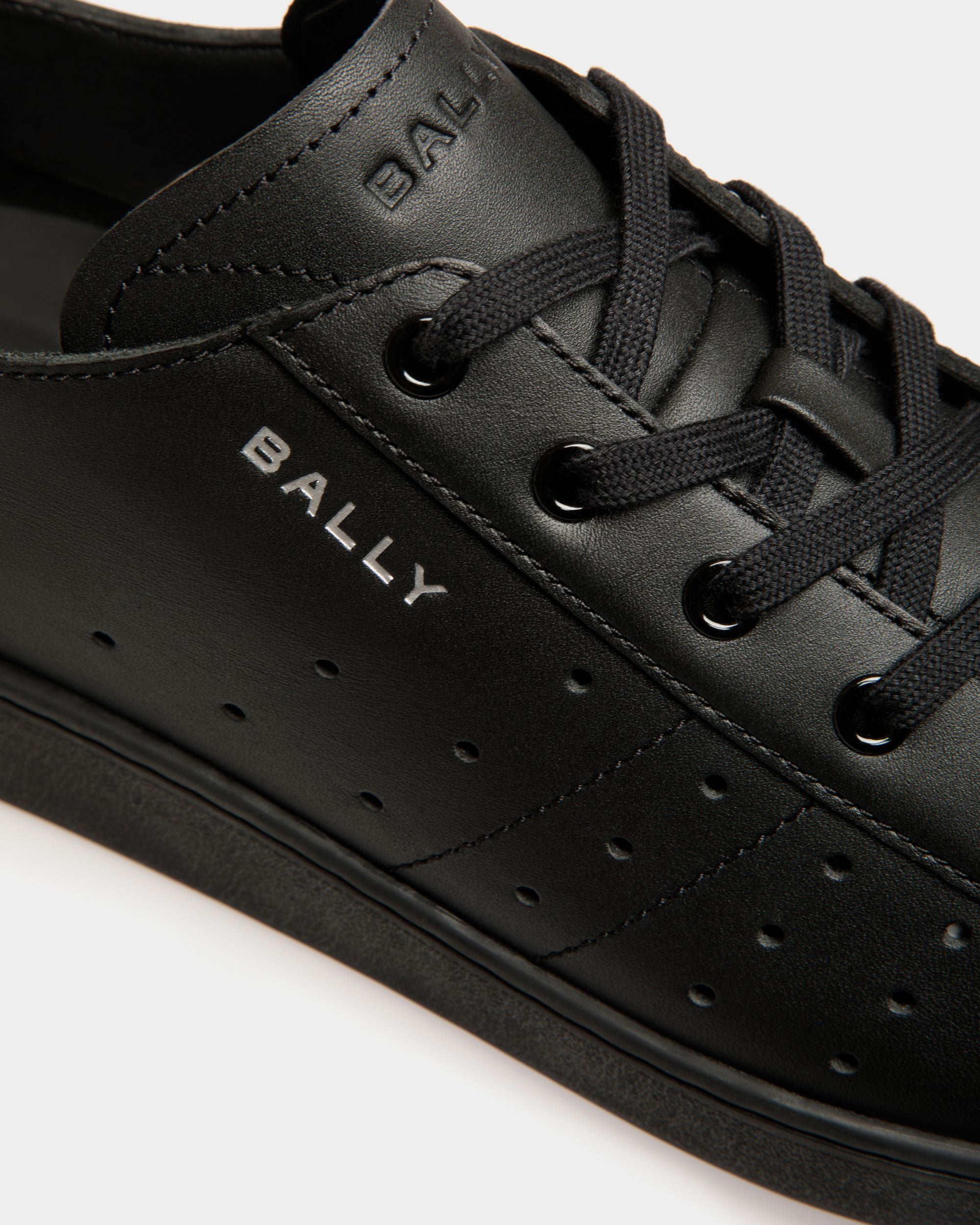 Tennis-Sneaker Aus Schwarzem Leder - Herren - Bally - 06