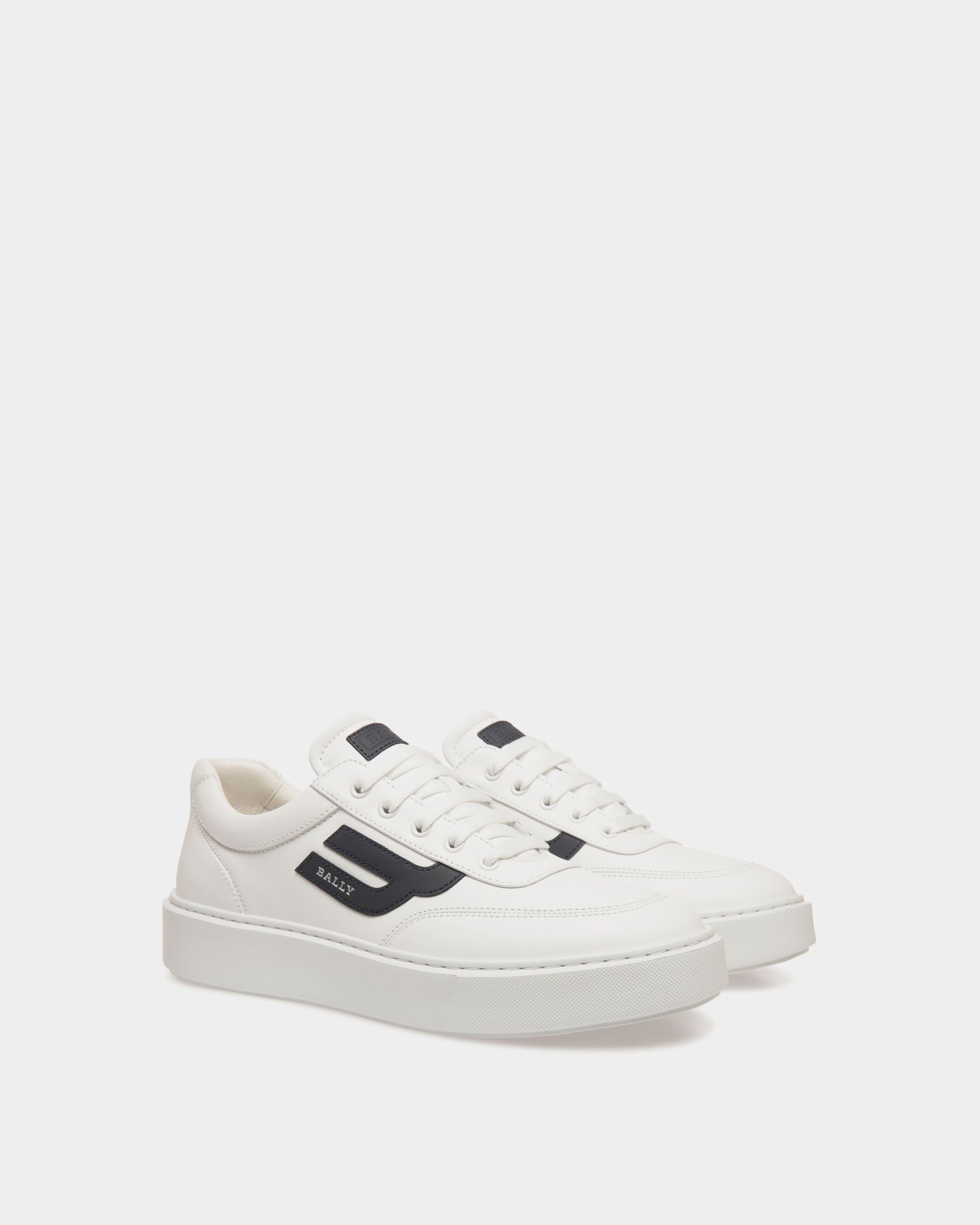 Sneaker In Grey  Leather - Herren - Bally - 02