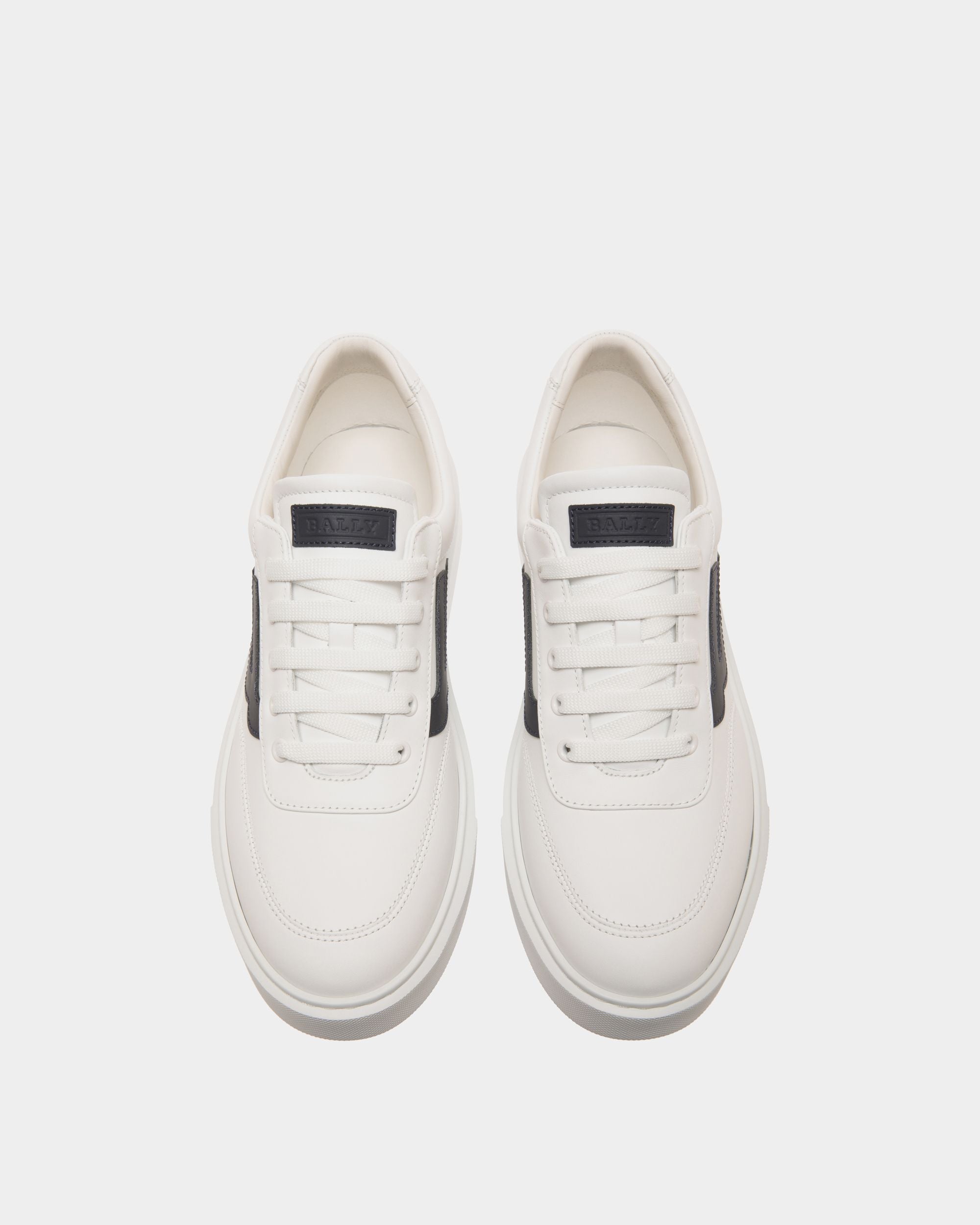 Sneaker In Grey  Leather - Herren - Bally - 04
