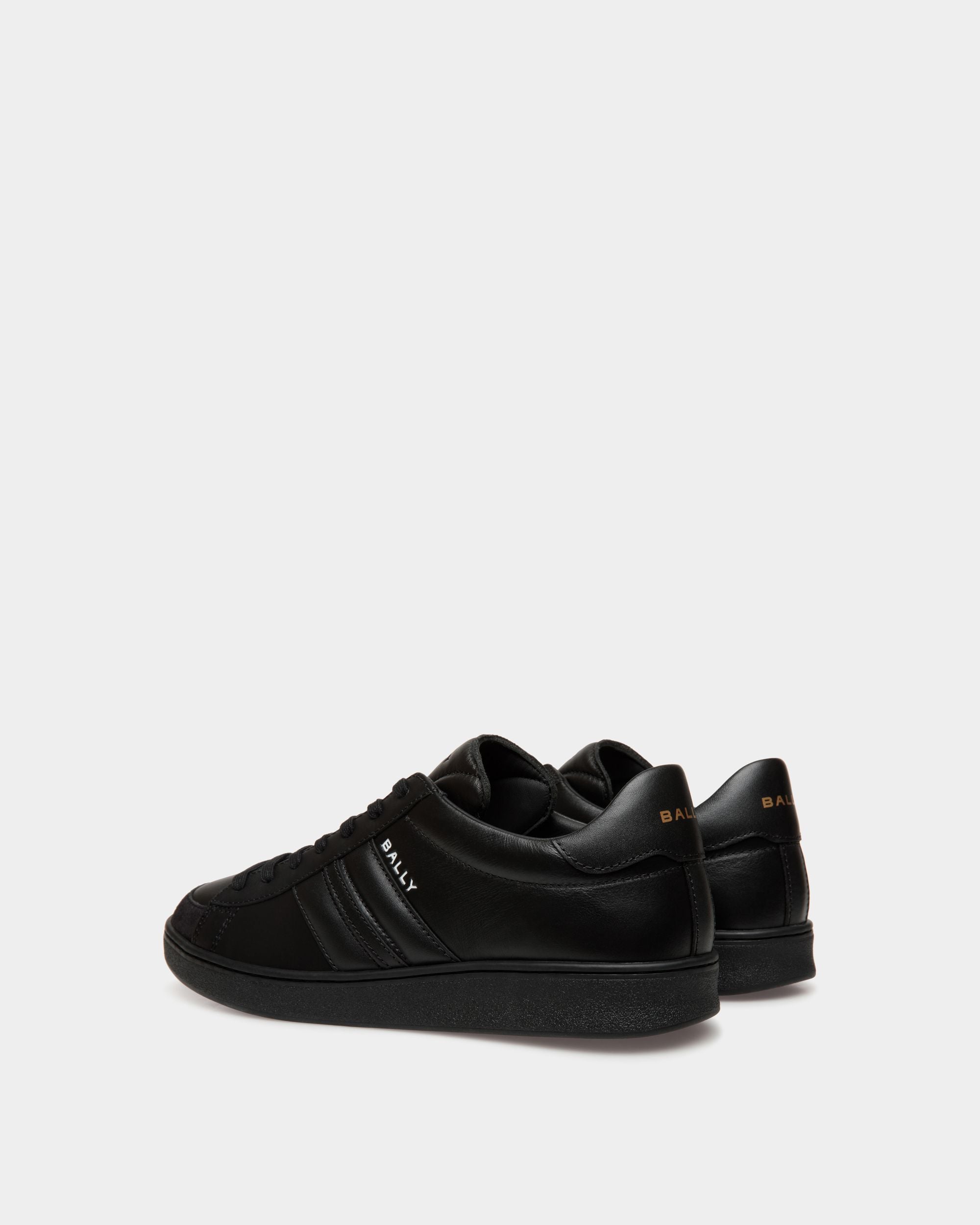 Tennis-Sneaker Aus Schwarzem Leder - Herren - Bally - 03