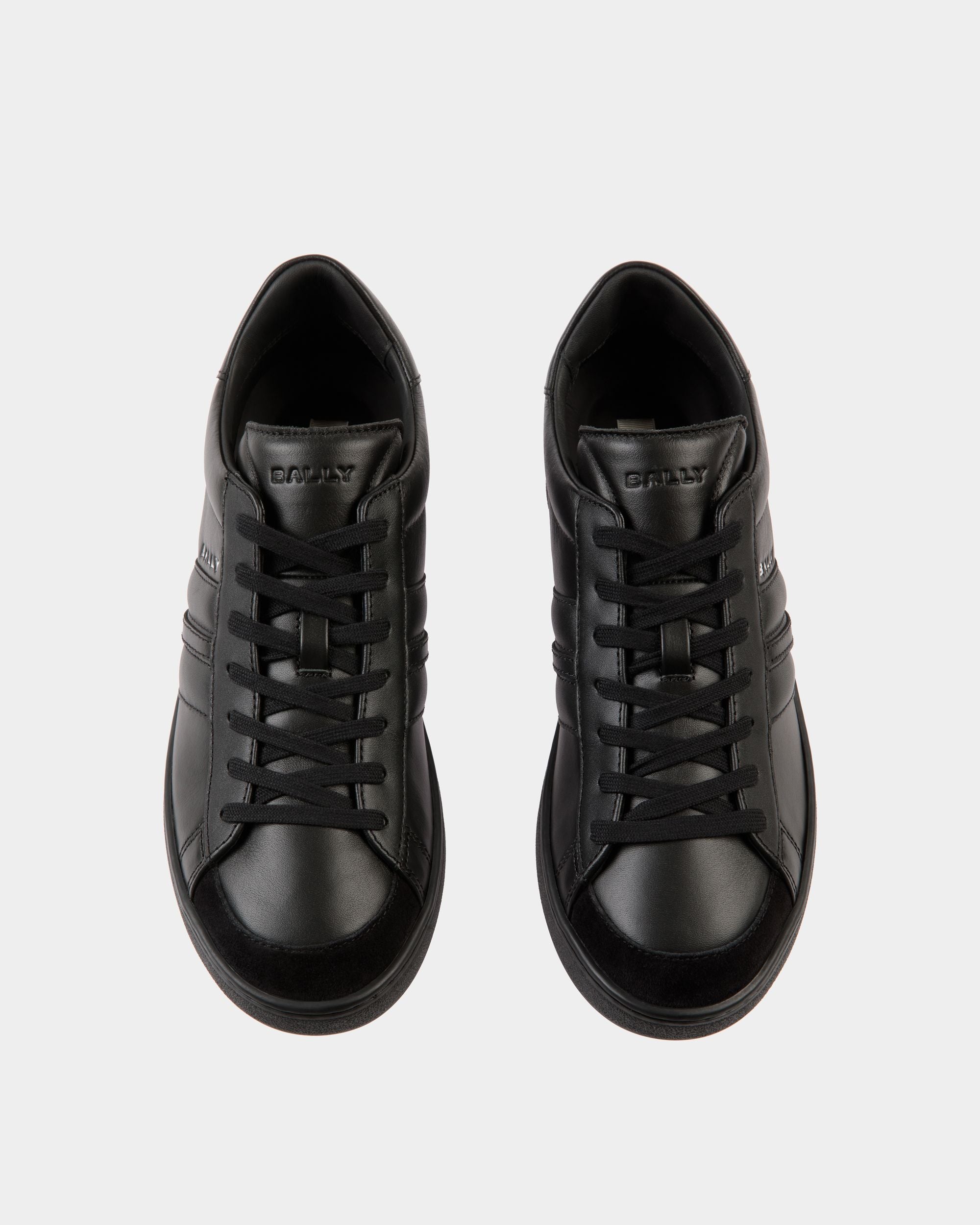 Tennis-Sneaker Aus Schwarzem Leder - Herren - Bally - 04