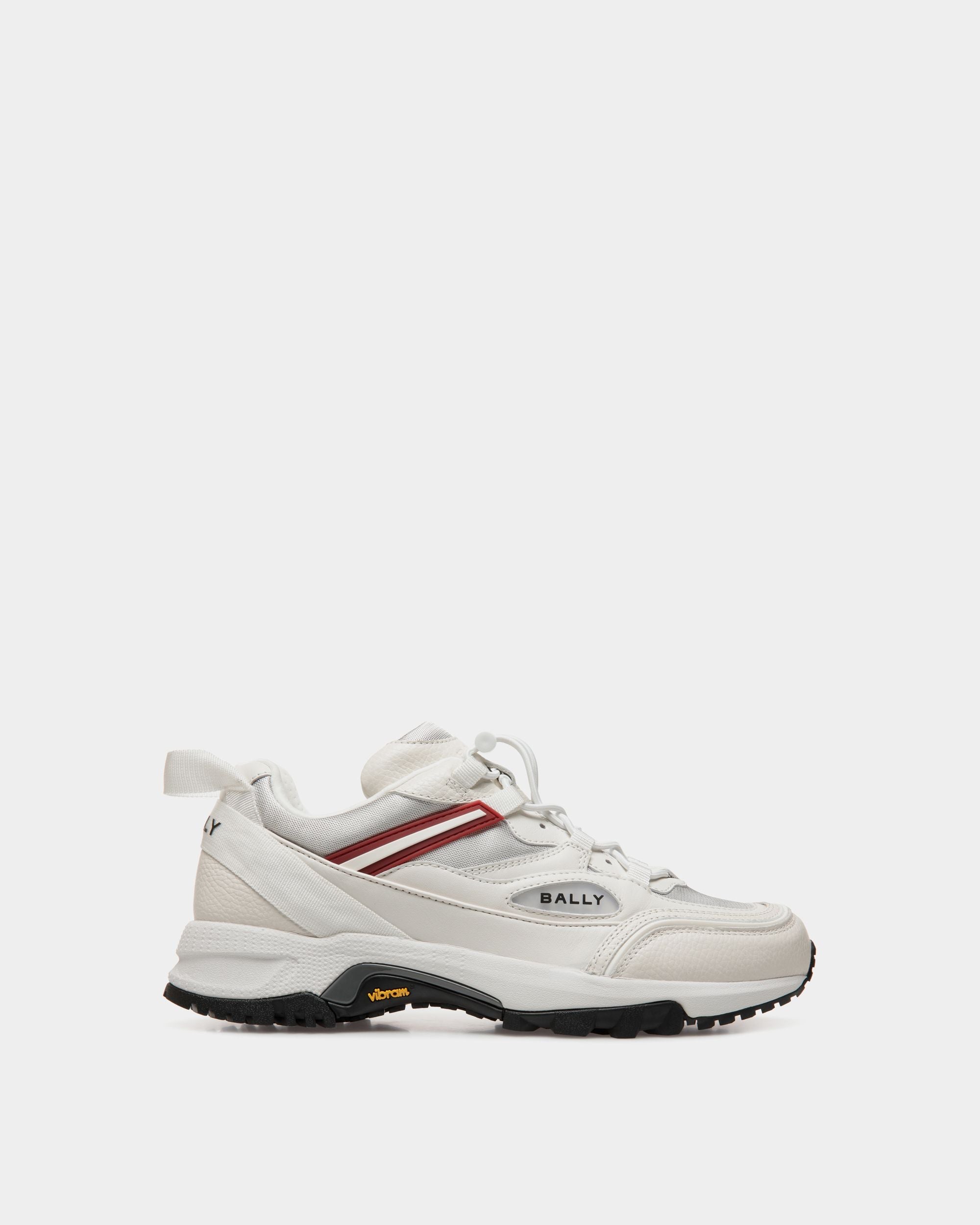 Faster Sneaker Aus Leder Und Nylon In Weiß - Herren - Bally - 01