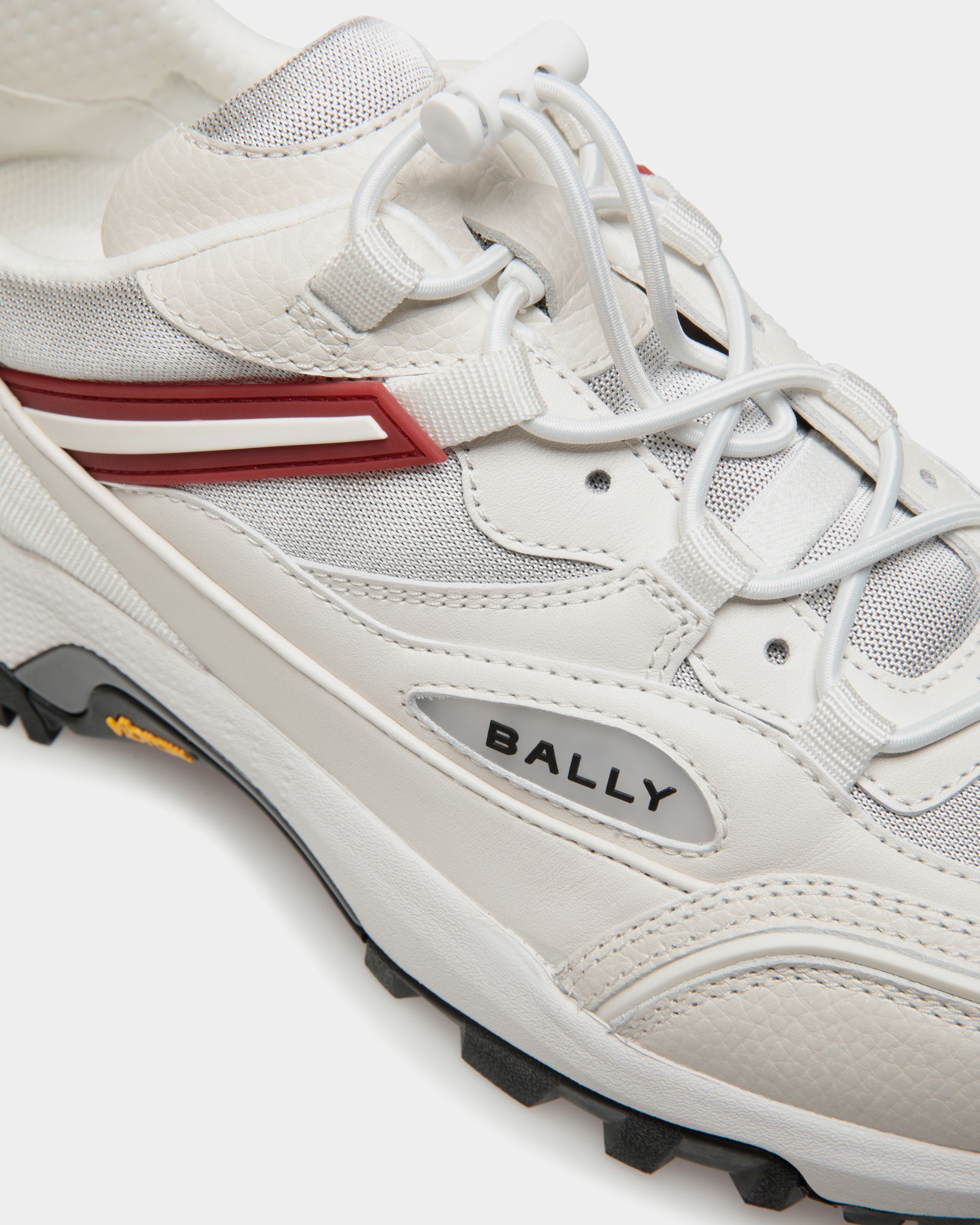 Faster Sneaker Aus Leder Und Nylon In Weiß - Herren - Bally - 05