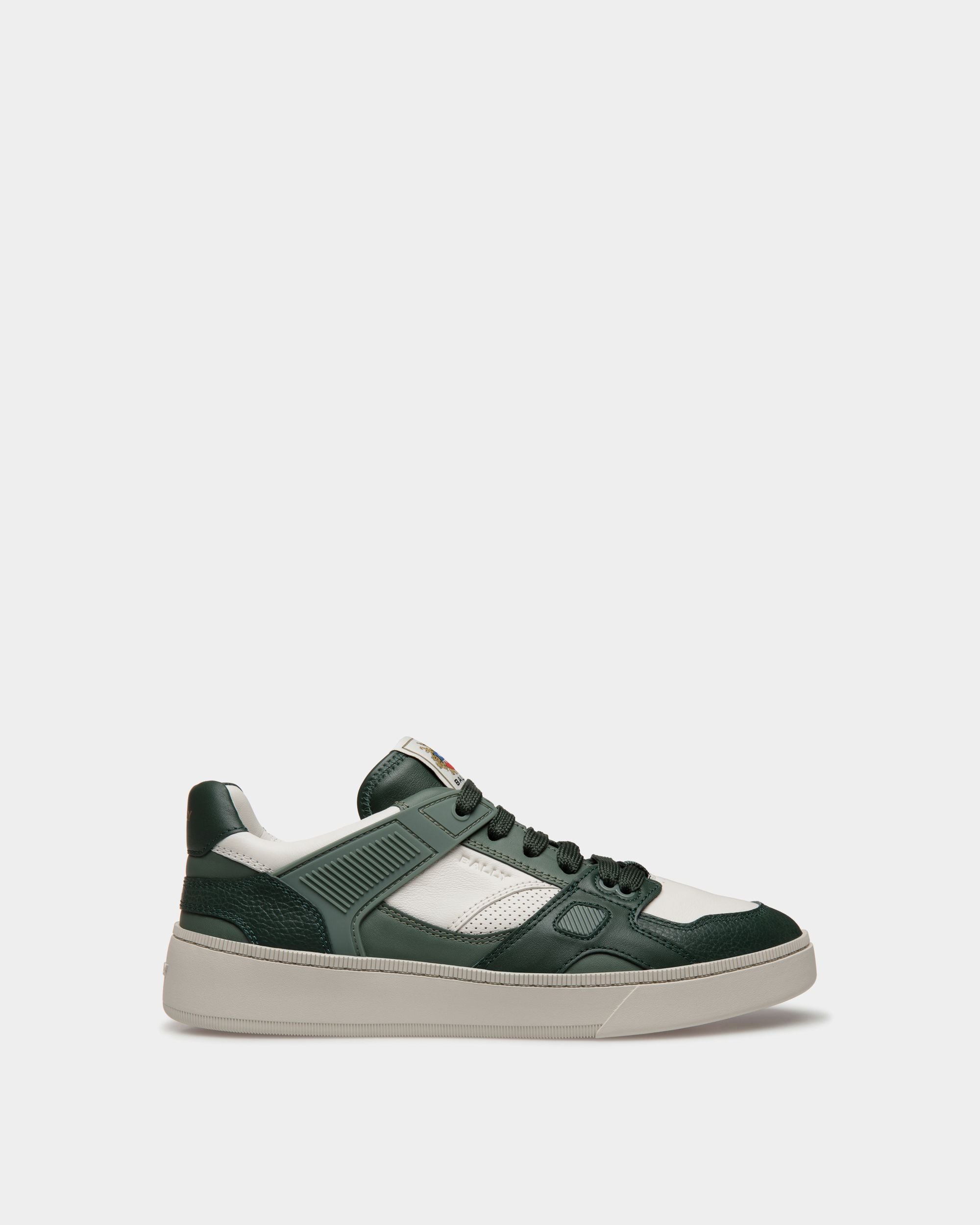 Raise Sneaker In Green Leather - Herren - Bally - 01