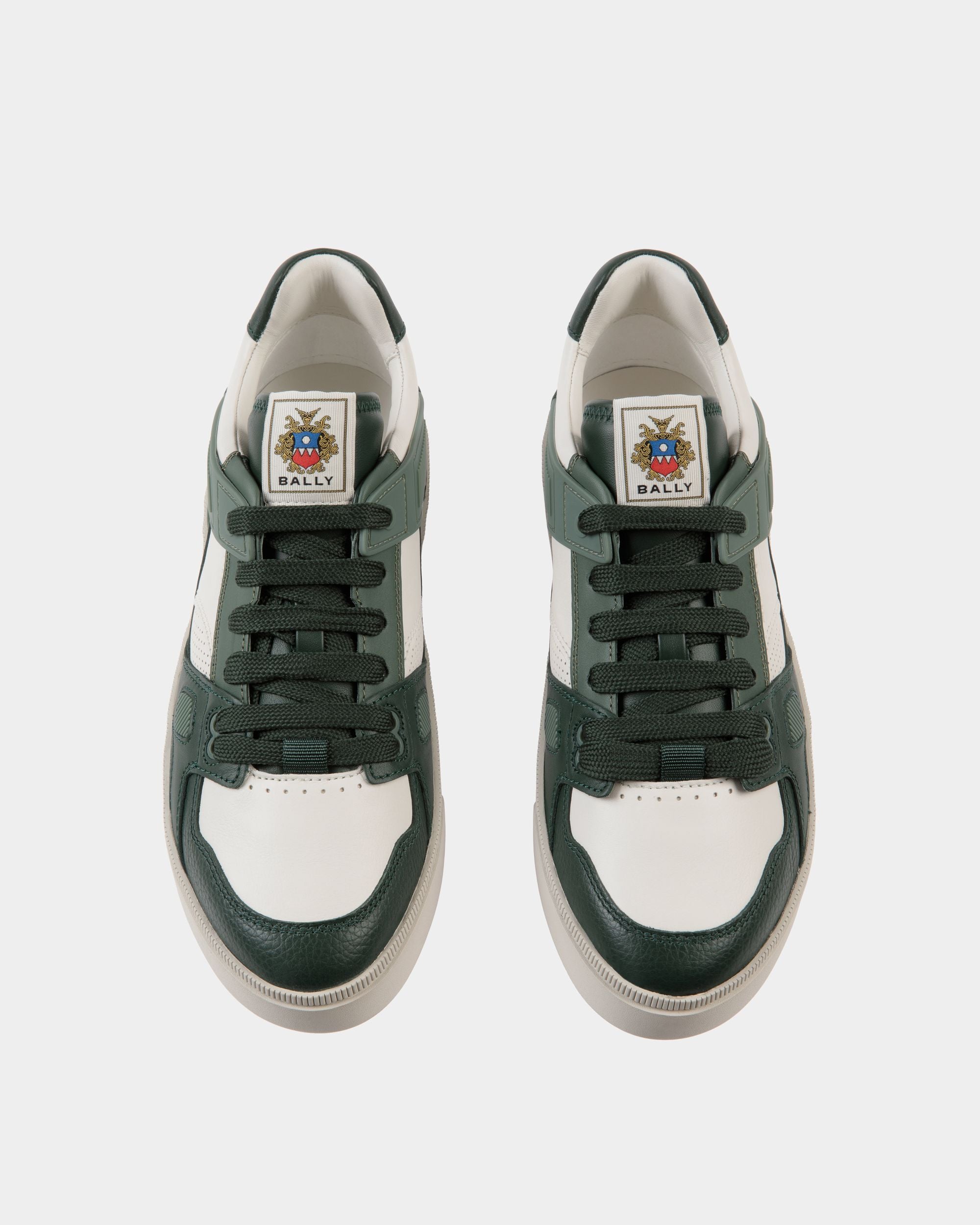 Raise Sneaker In Green Leather - Herren - Bally - 04