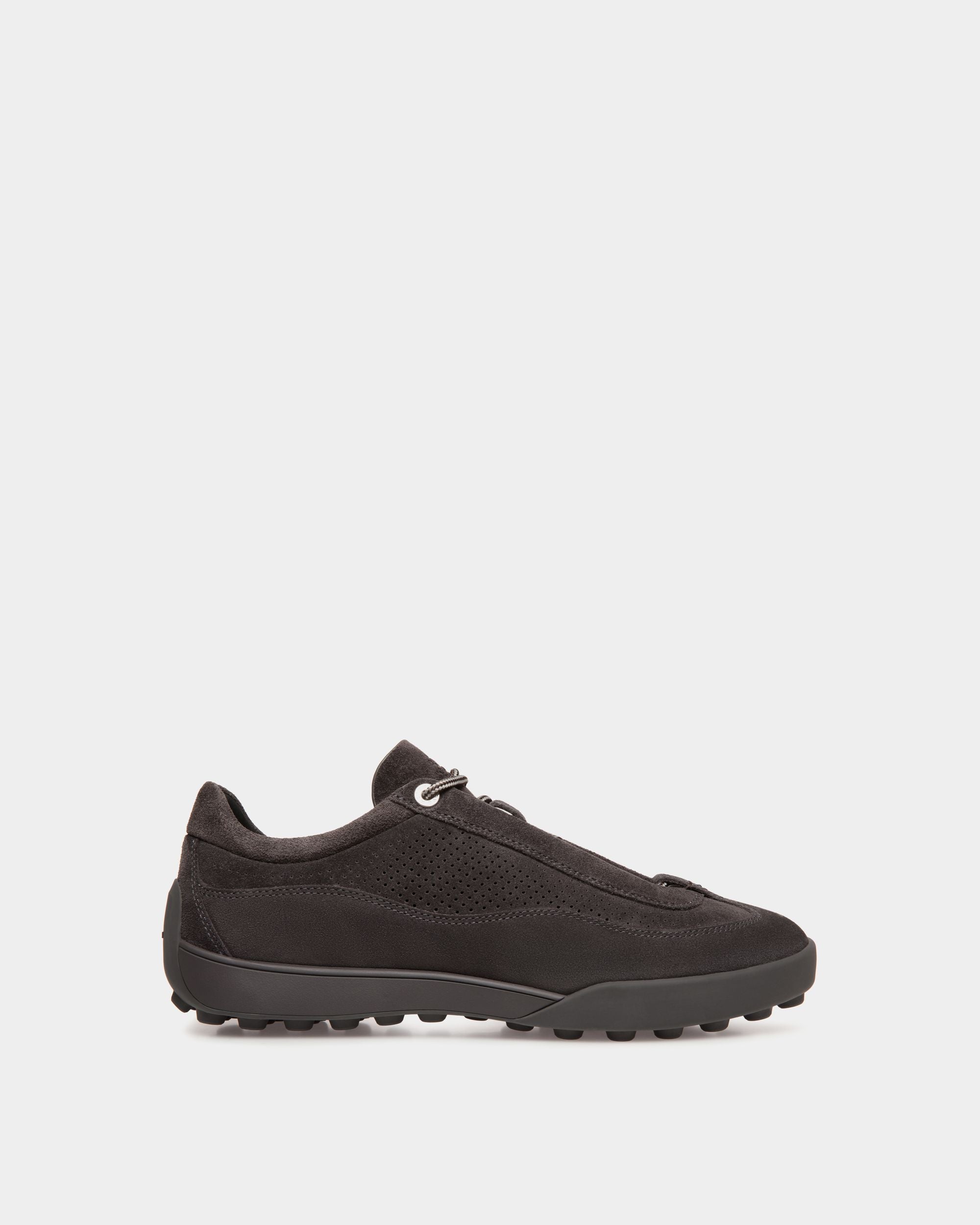 Manto Runner Sneaker Für Herren Aus Veloursleder In Dunkelgrau - Herren - Bally - 01