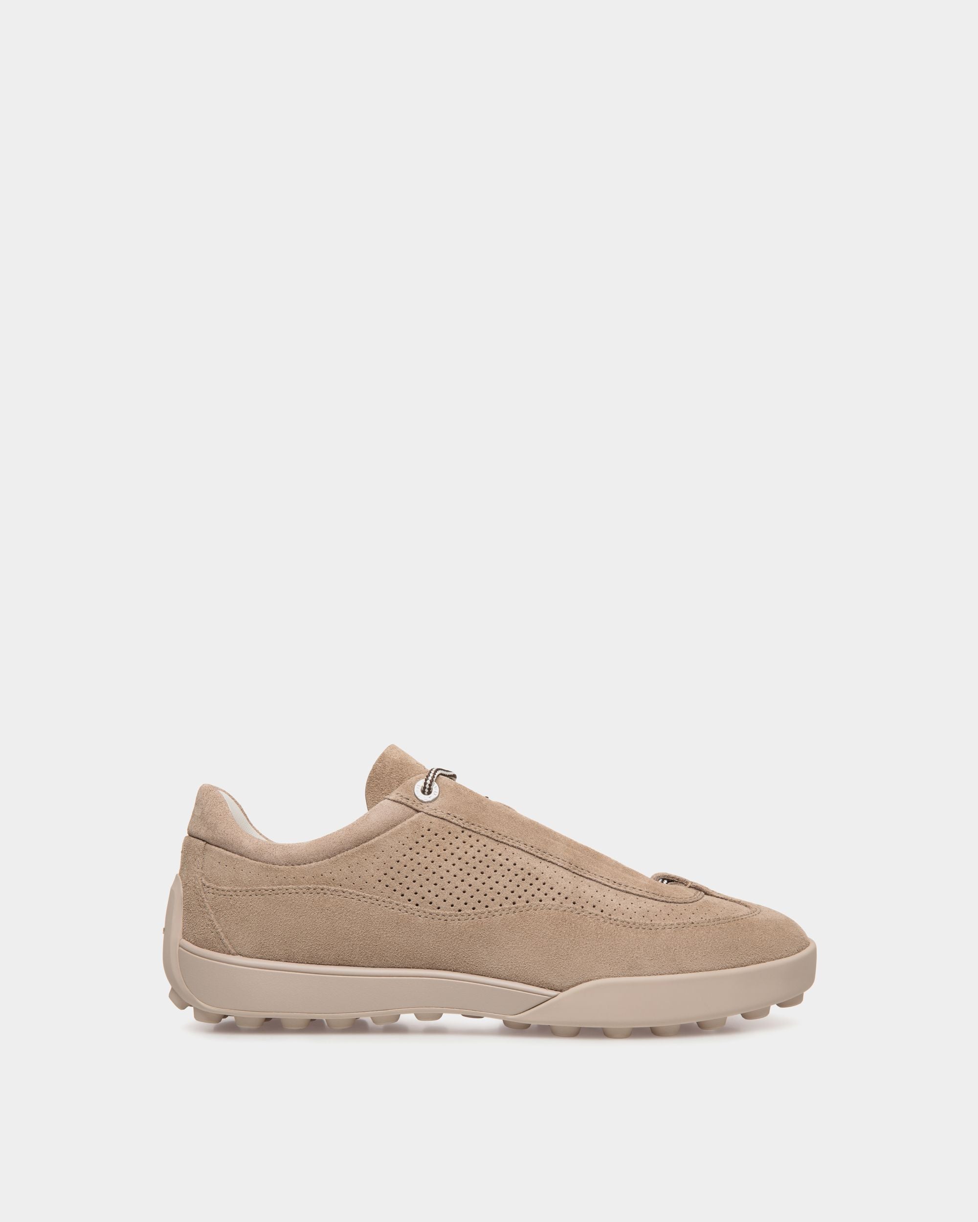 Manto Runner Sneaker Für Herren Aus Veloursleder In Light Beige - Herren - Bally - 01