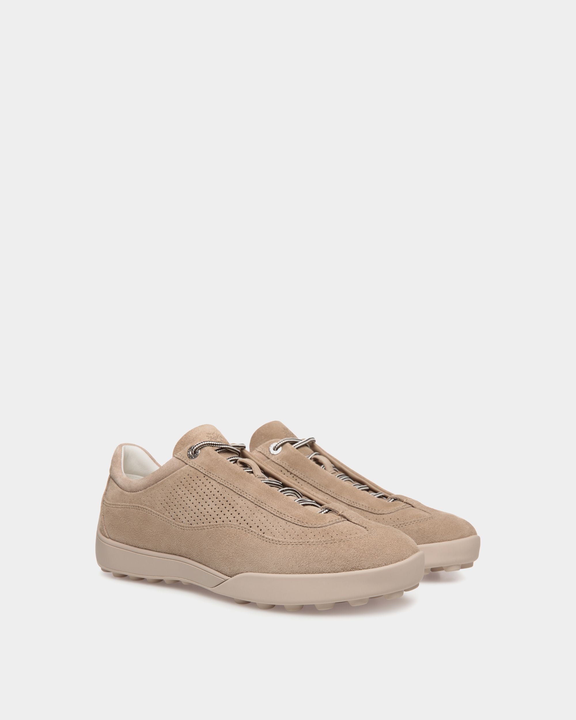Manto Runner Sneaker Für Herren Aus Veloursleder In Light Beige - Herren - Bally - 02