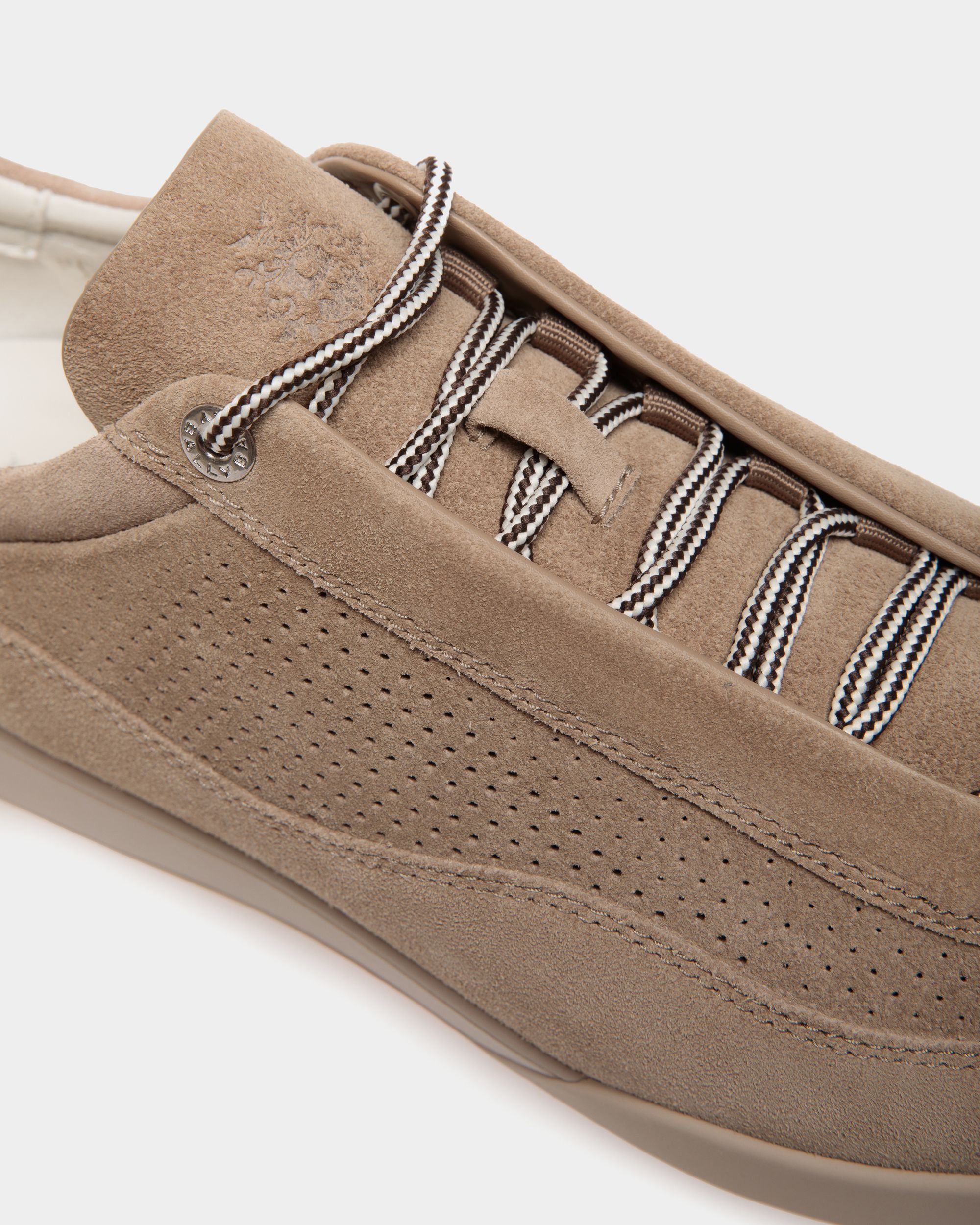 Manto Runner Sneaker Für Herren Aus Veloursleder In Light Beige - Herren - Bally - 05
