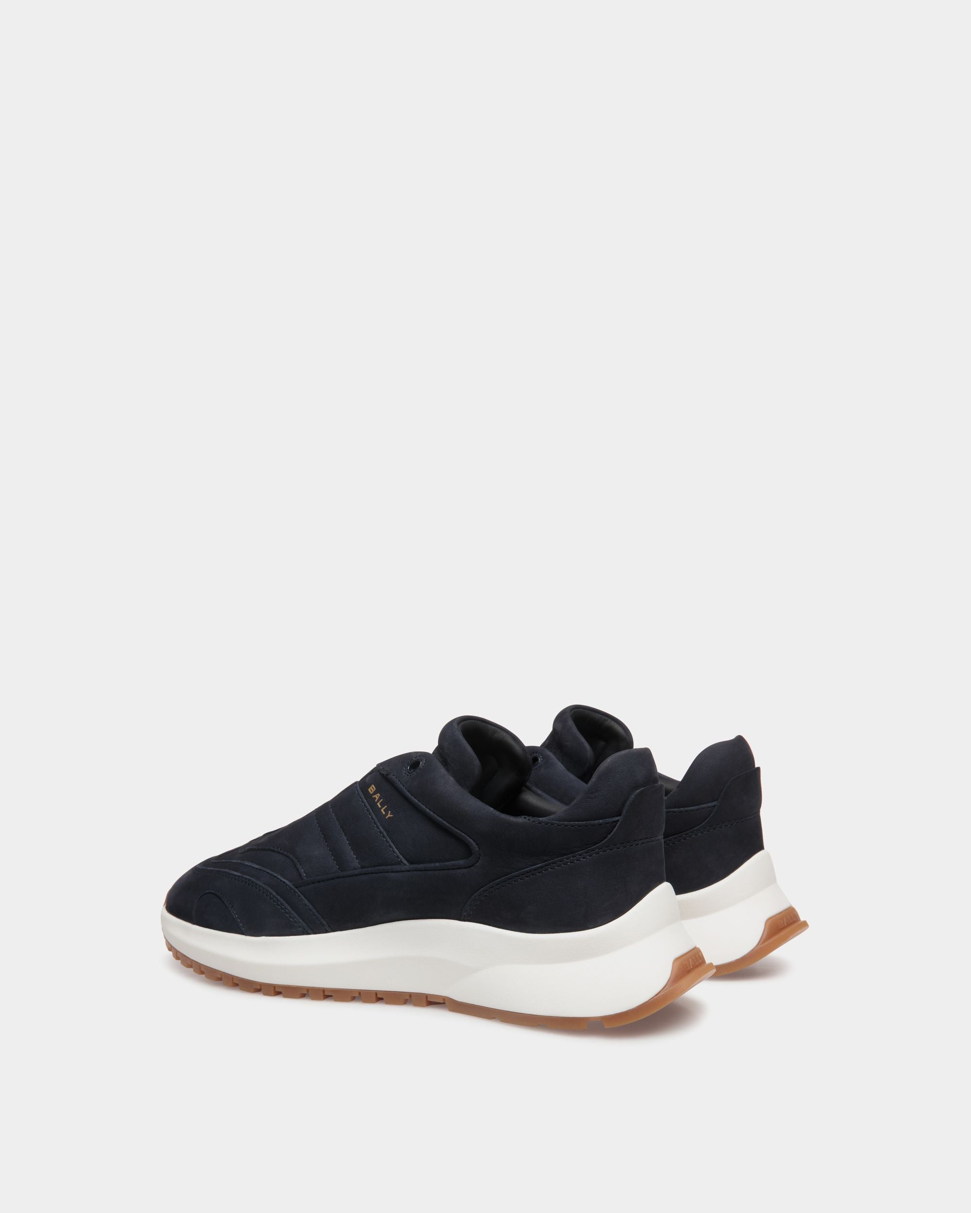 Outline Sneaker In Blue Leather - Herren - Bally - 03