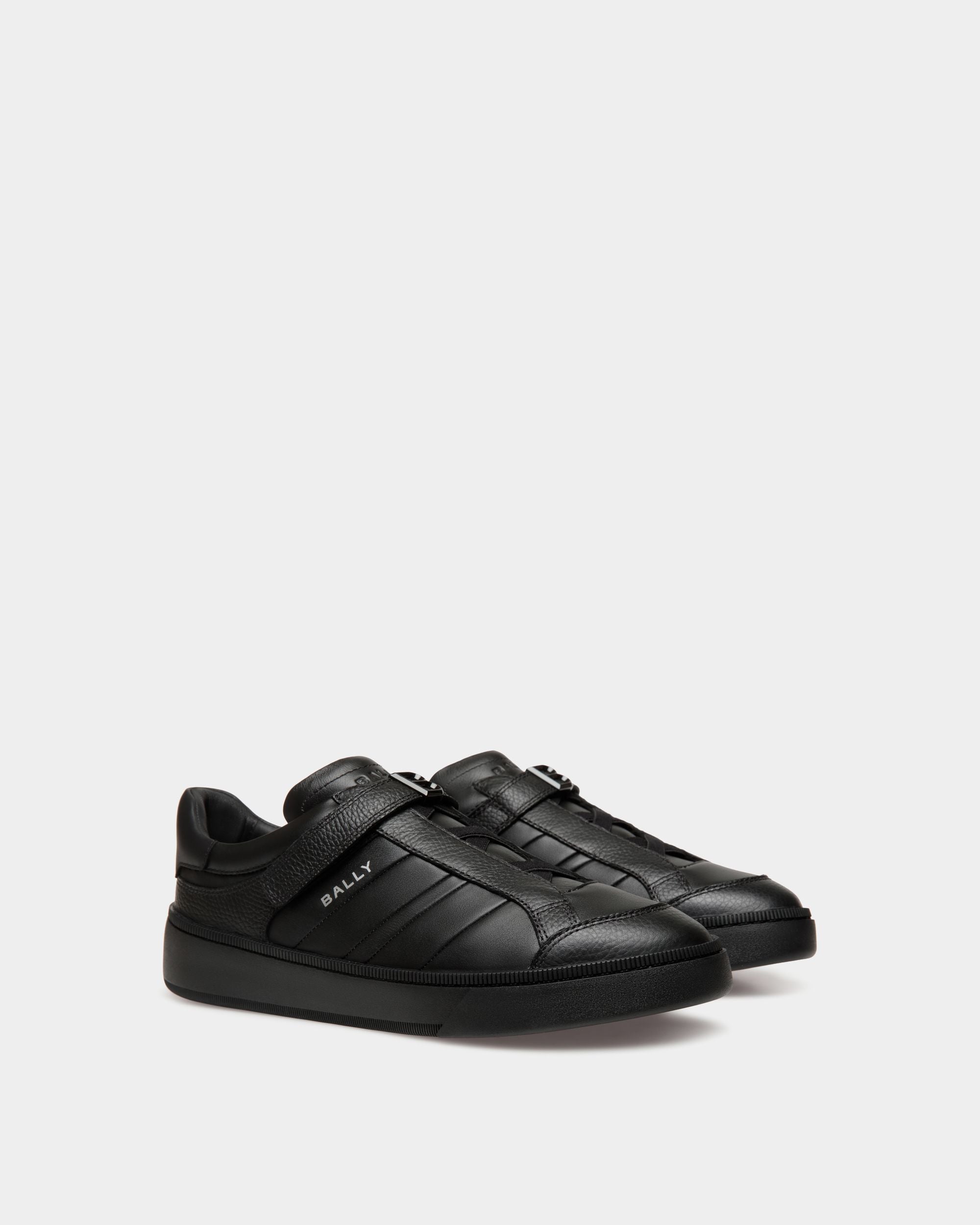 Raise Sneaker Aus Schwarzem Leder - Herren - Bally - 02