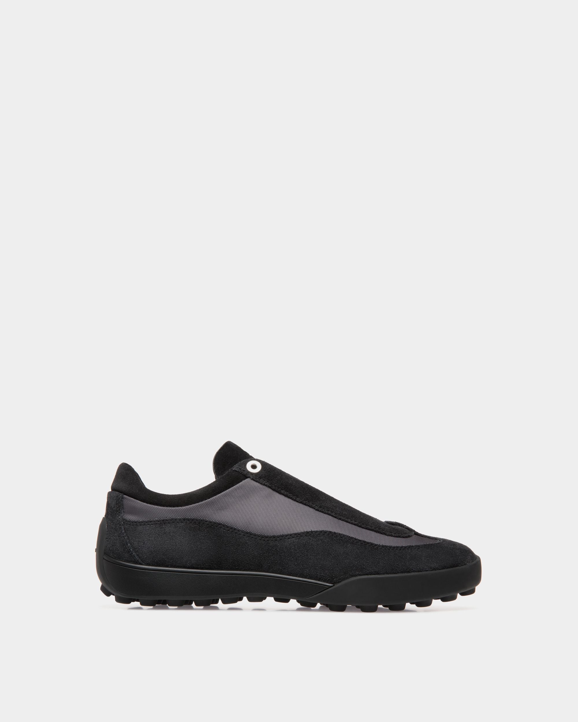 Manto Runner Sneaker Aus Schwarzem Veloursleder Und Nylon - Herren - Bally - 01