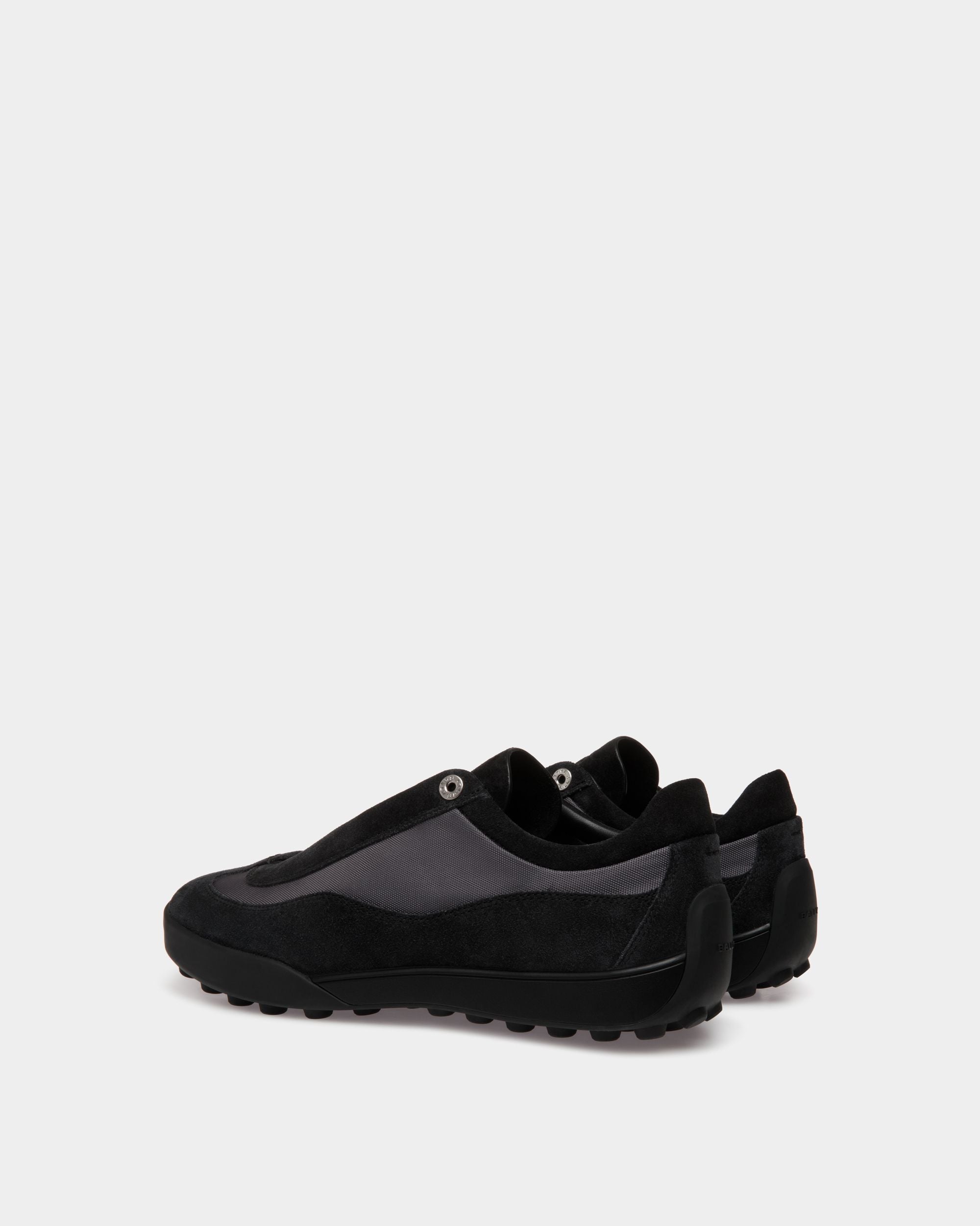 Manto Runner Sneaker Aus Schwarzem Veloursleder Und Nylon - Herren - Bally - 03