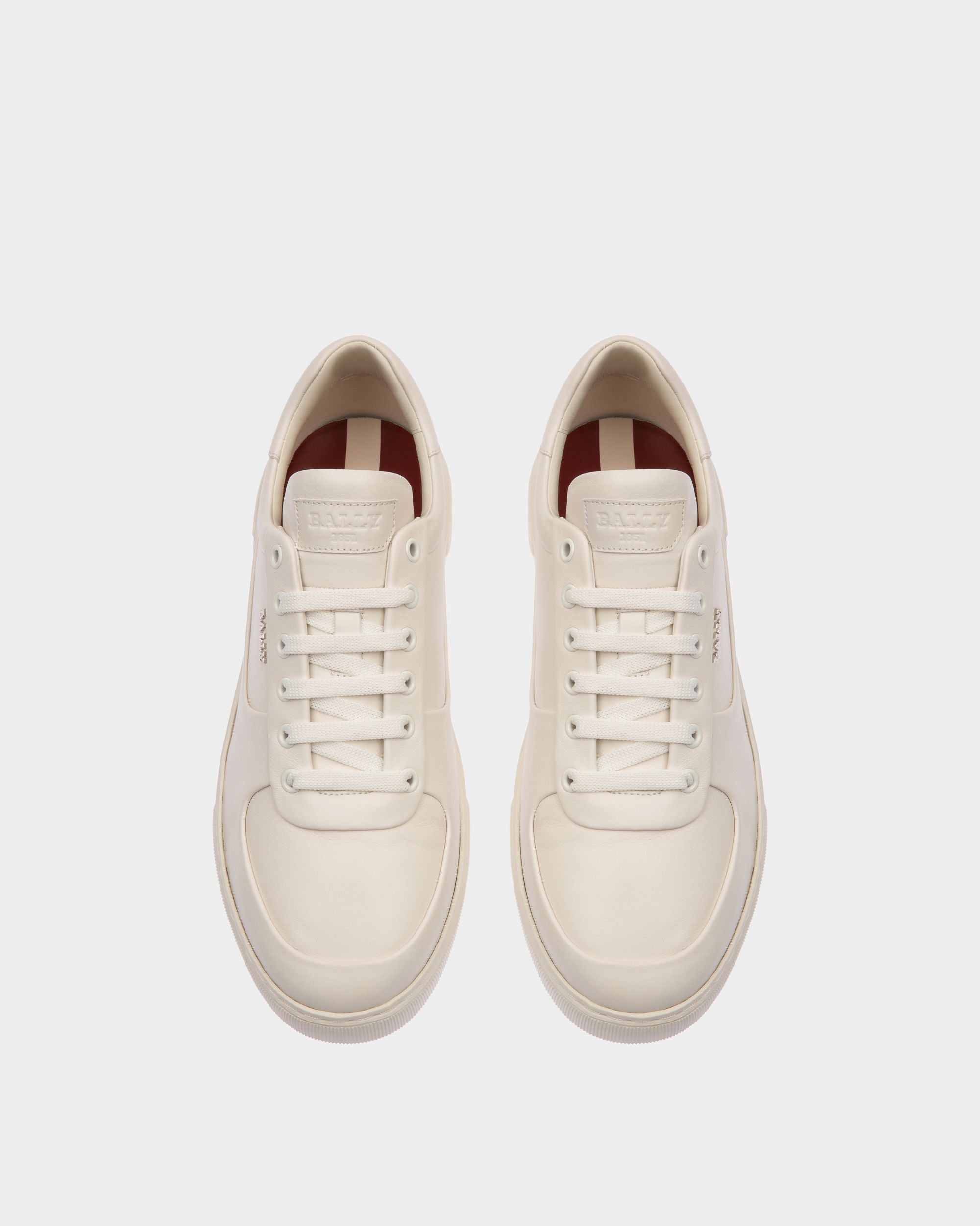 Manny Sneaker Aus Weissem Leder - Herren - Bally - 02