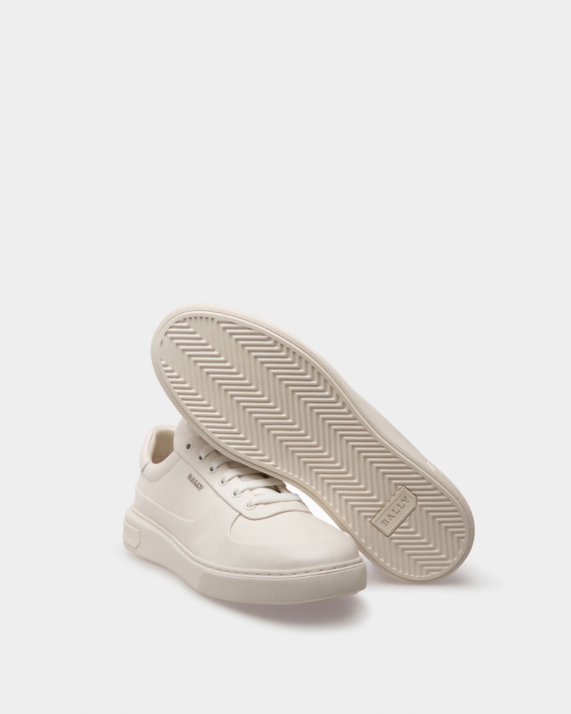 Manny Sneaker Aus Weissem Leder - Herren - Bally - 05