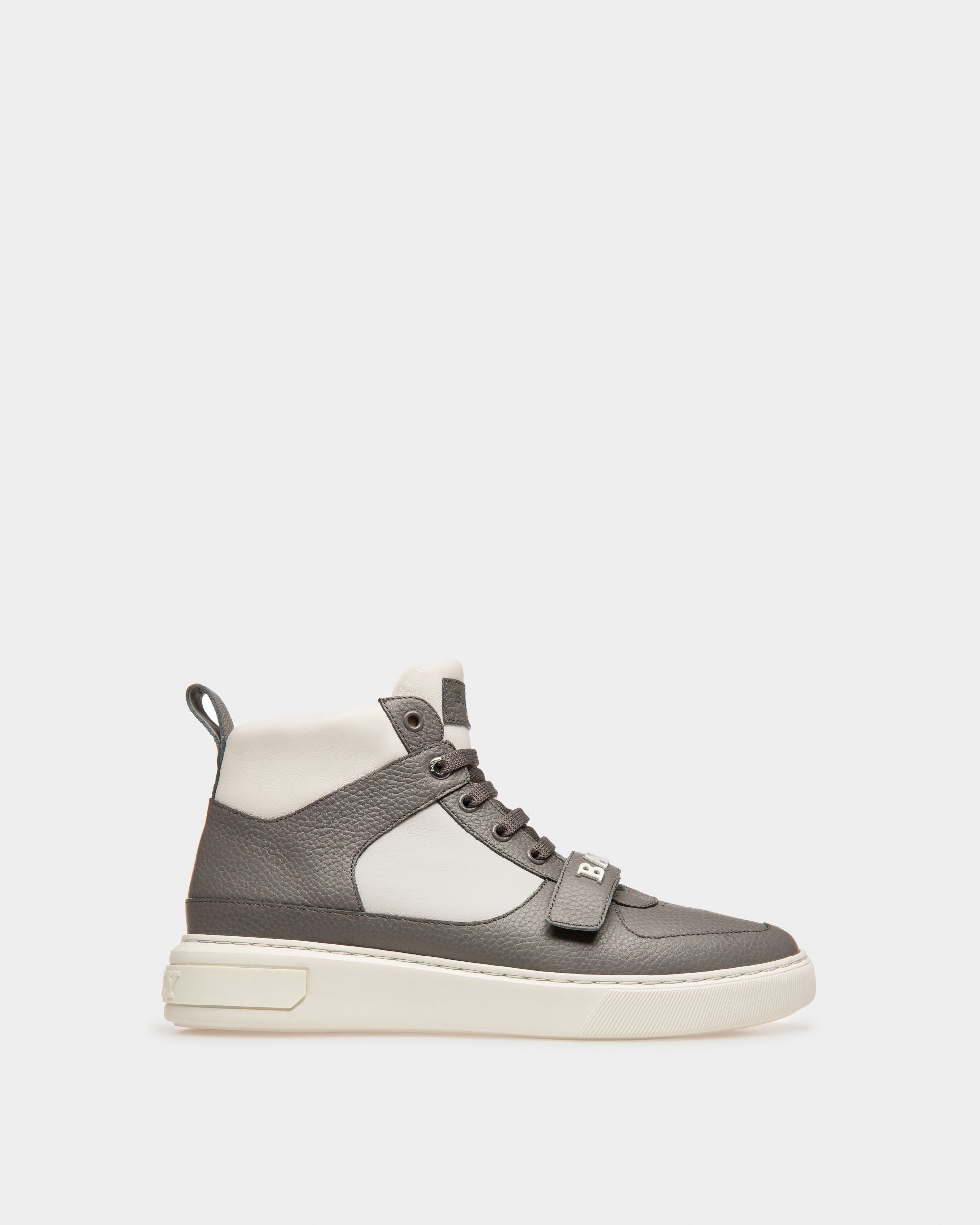 Merryk Sneaker Aus Grauem Und Weissem Leder - Herren - Bally - 01