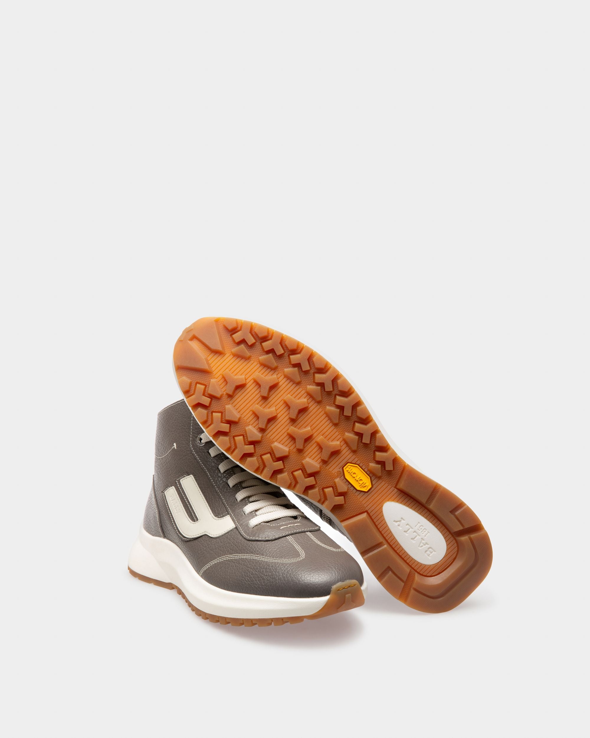 Darrel Sneaker Aus Leder In Anthrazitgrau - Herren - Bally - 05