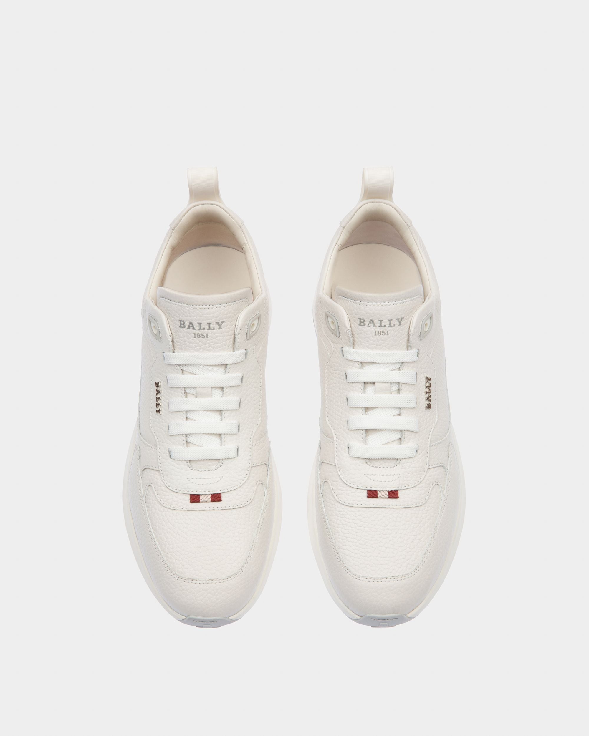 Dave Sneaker Aus Weissem Leder - Herren - Bally - 03