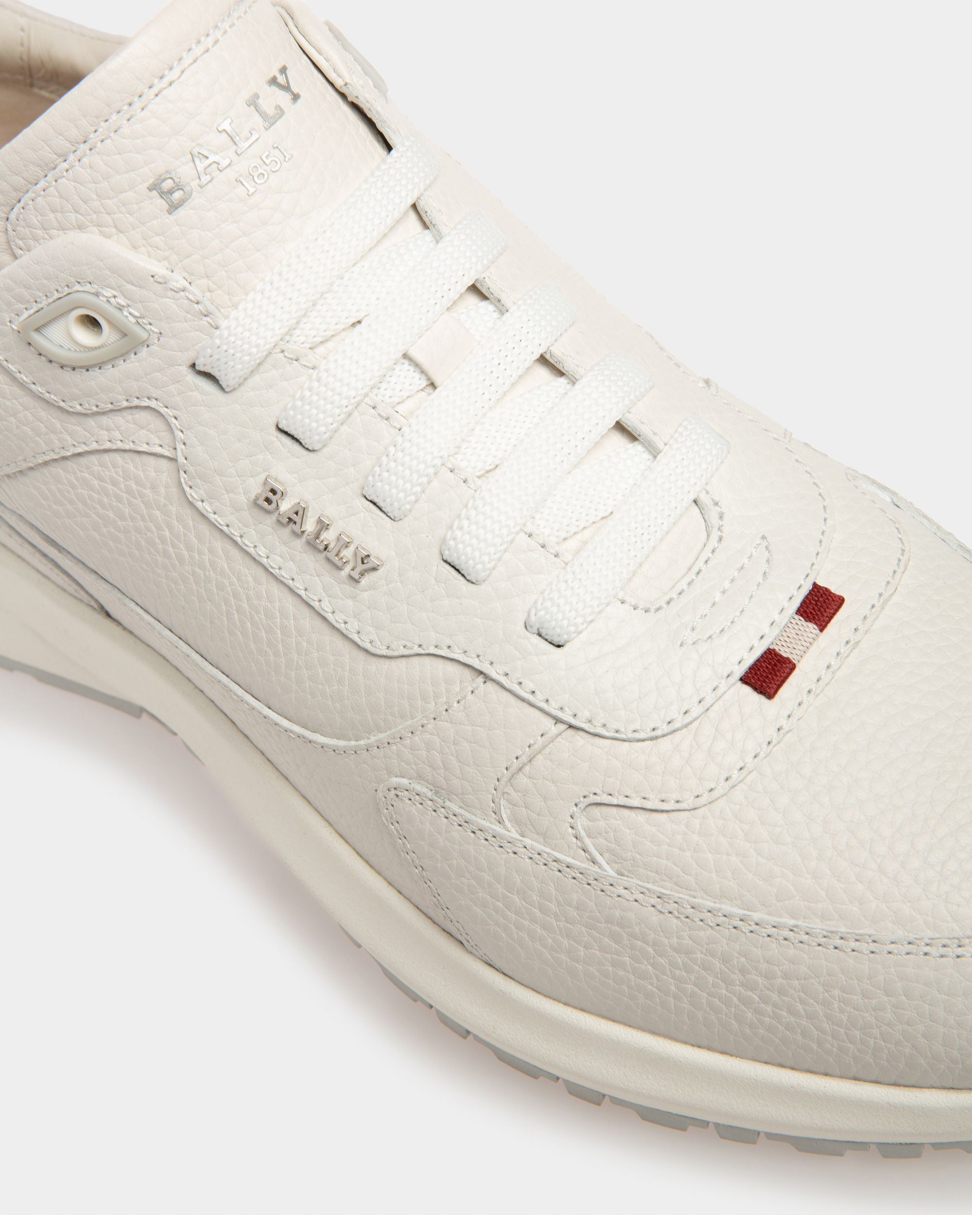 Dave Sneaker Aus Weissem Leder - Herren - Bally - 06