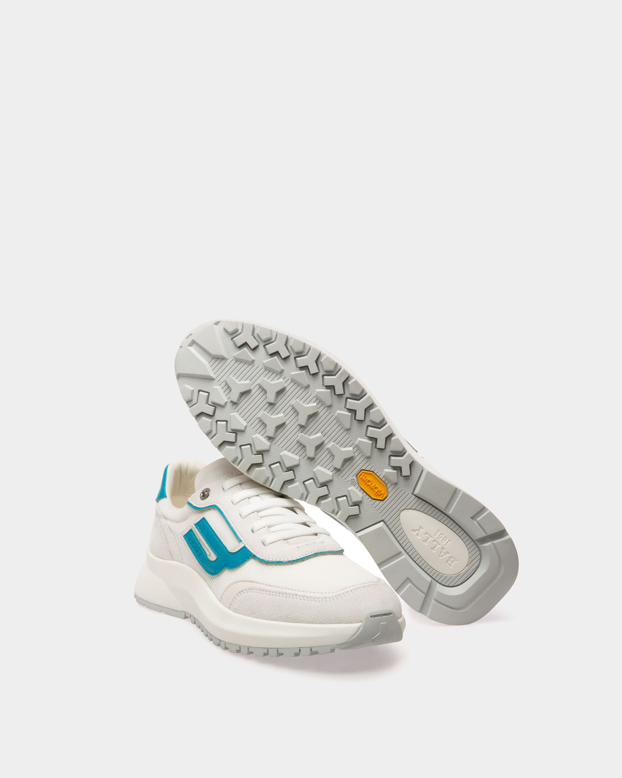 Demmy Sneaker Aus Weissem Netzstoff Und Leder - Herren - Bally - 06