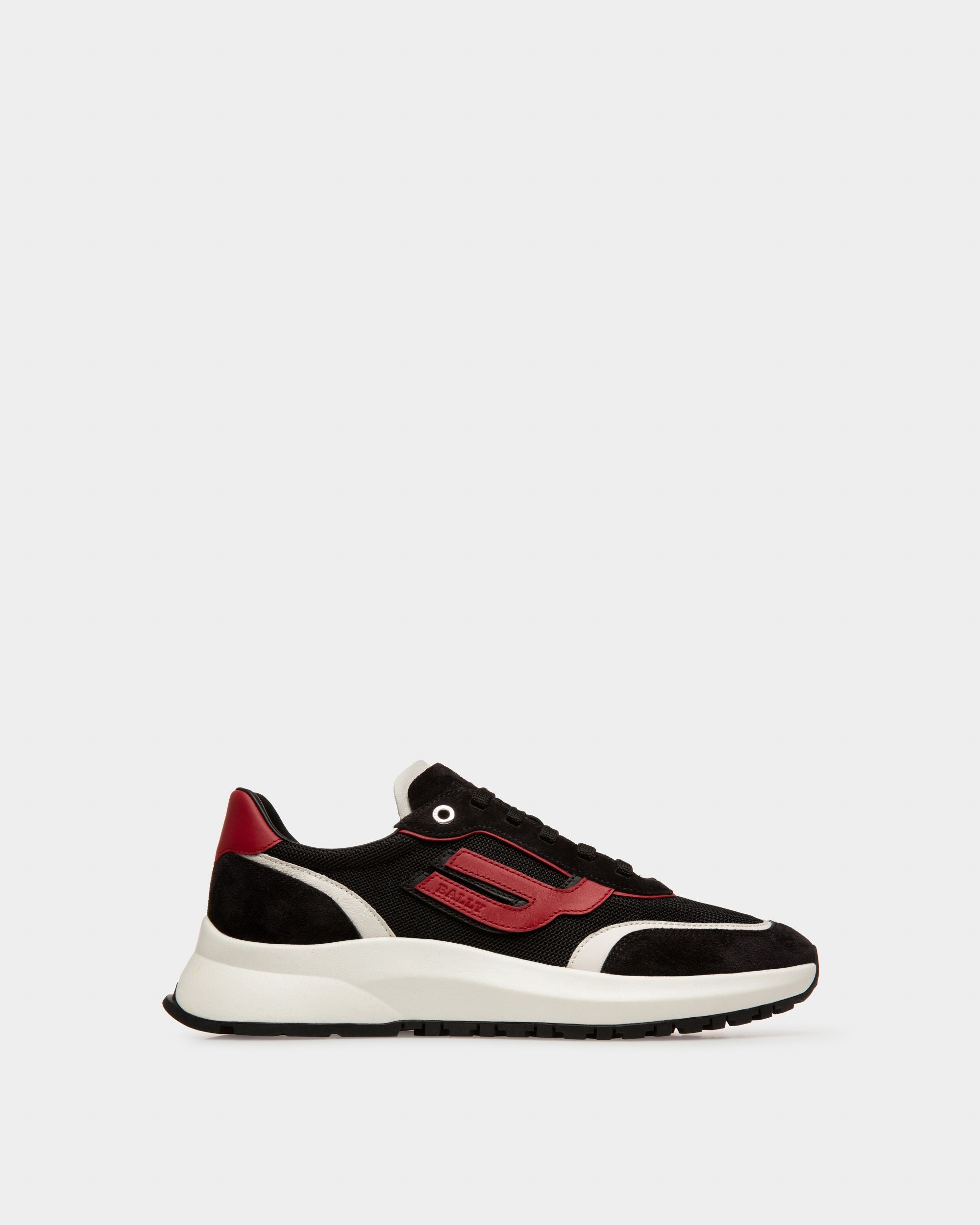 Demmy Sneaker Aus Netzstoff Und Leder In Schwarz - Herren - Bally - 01