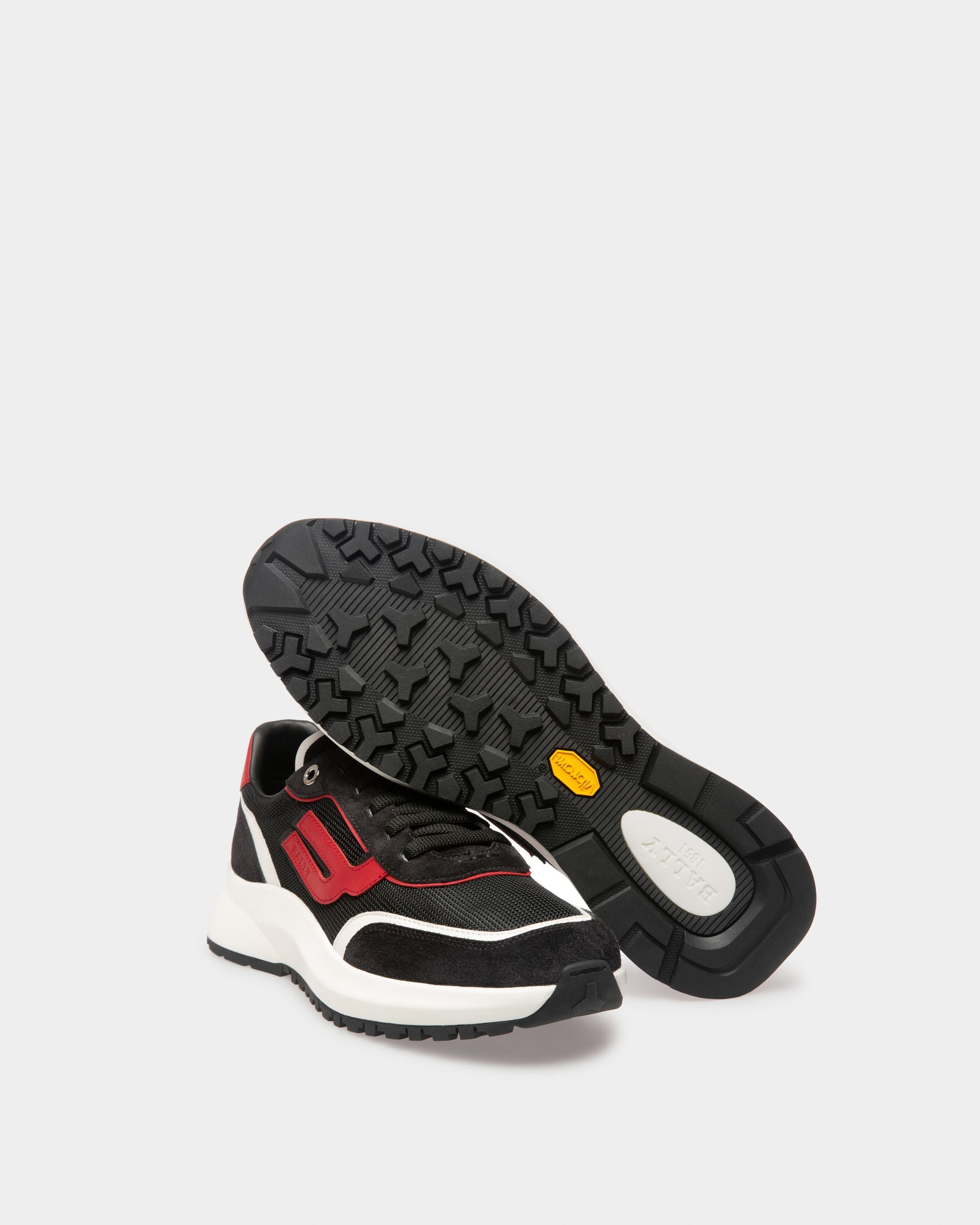 Demmy Sneaker Aus Netzstoff Und Leder In Schwarz - Herren - Bally - 03
