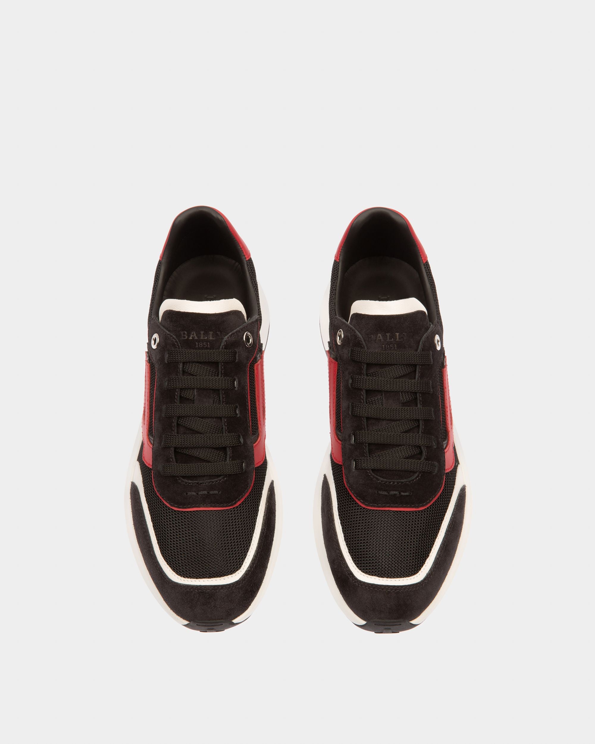 Demmy Sneaker Aus Netzstoff Und Leder In Schwarz - Herren - Bally - 04