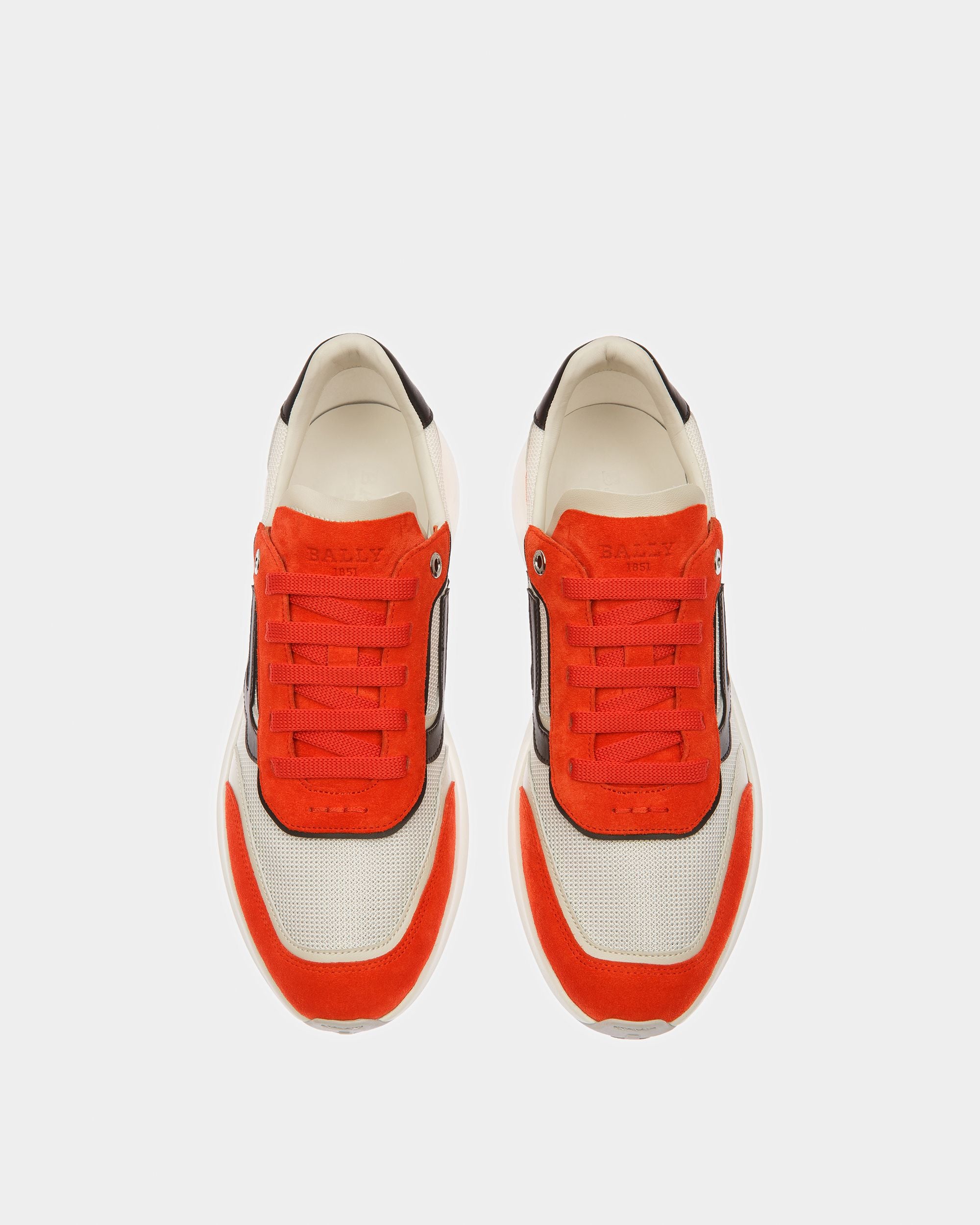 Outline Sneaker In Orange Synthetic - Herren - Bally - 02