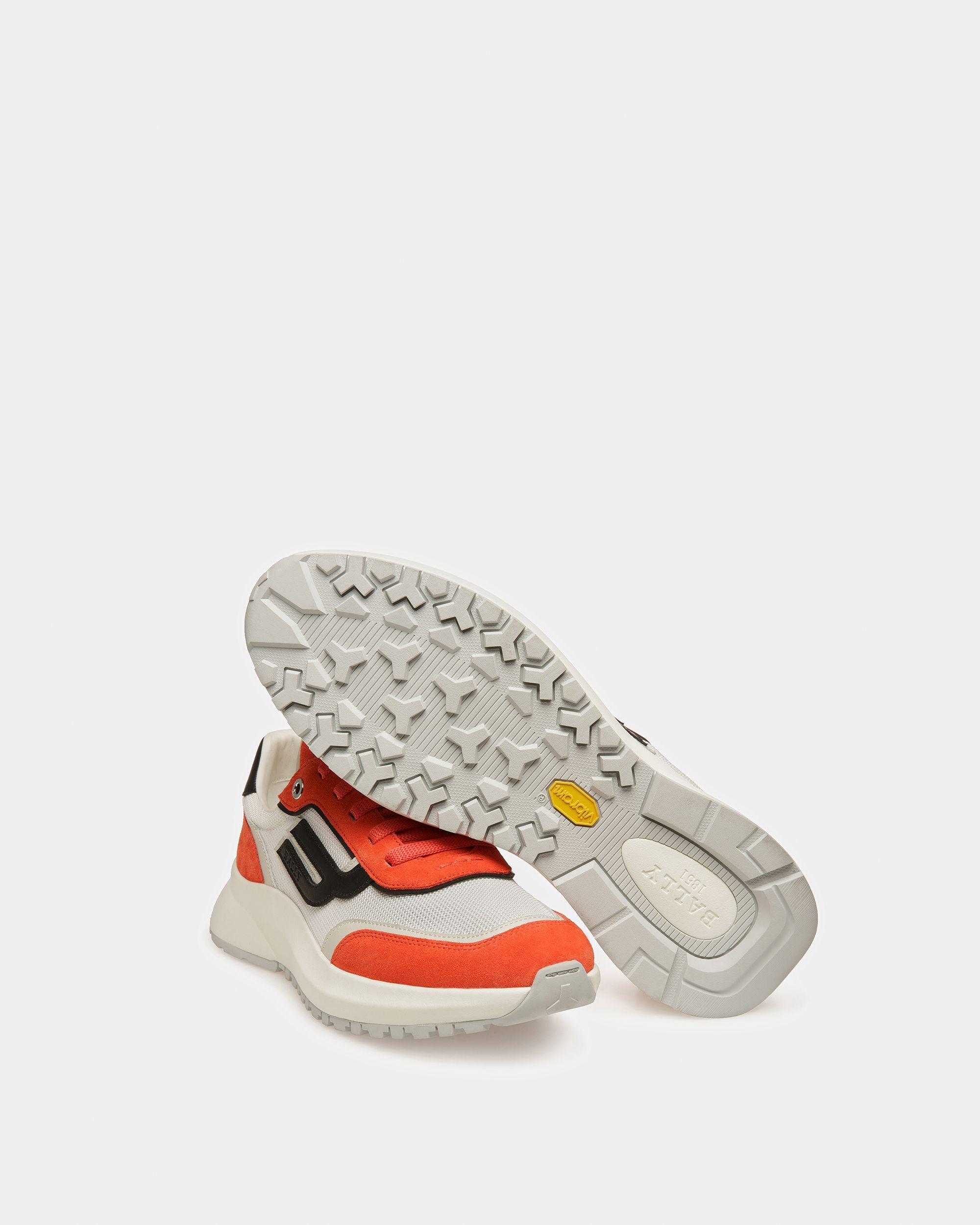Outline Sneaker In Orange Synthetic - Herren - Bally - 04