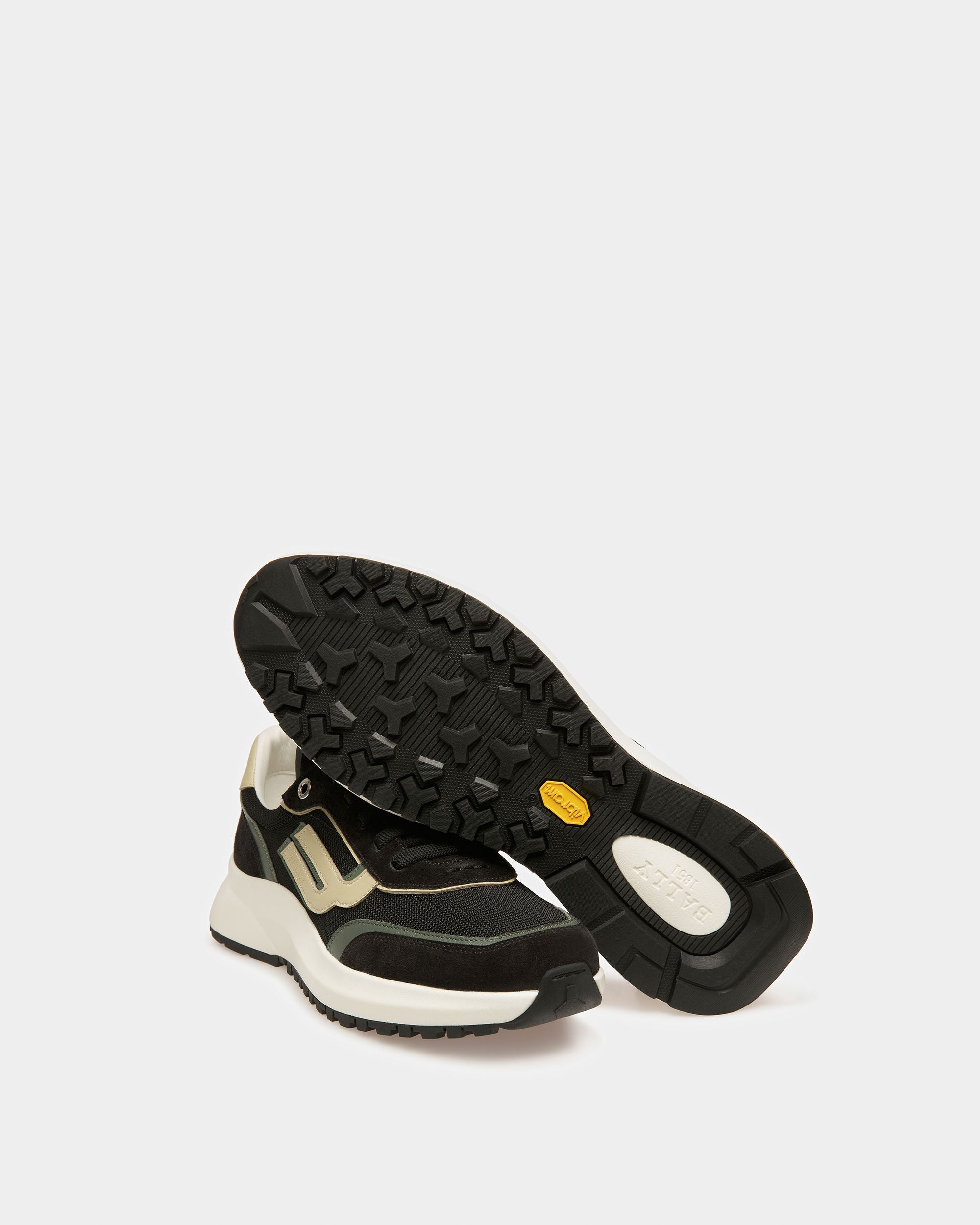 Demmy-T Sneakers Aus Leder Und Textil In Schwarz - Herren - Bally - 04