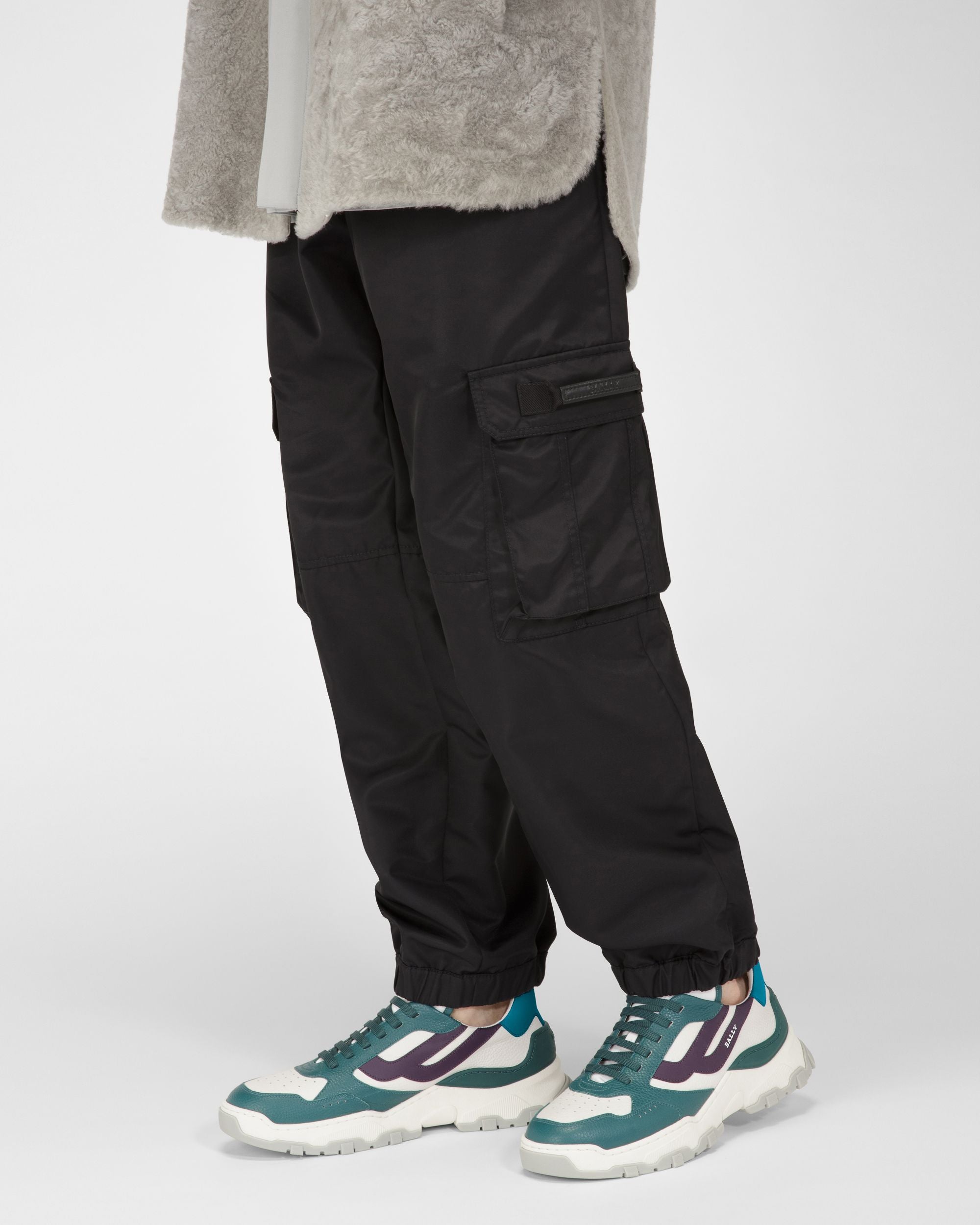 Holden Sneaker Aus Leder Und Stoff In Grün Und Weiss - Herren - Bally - 07