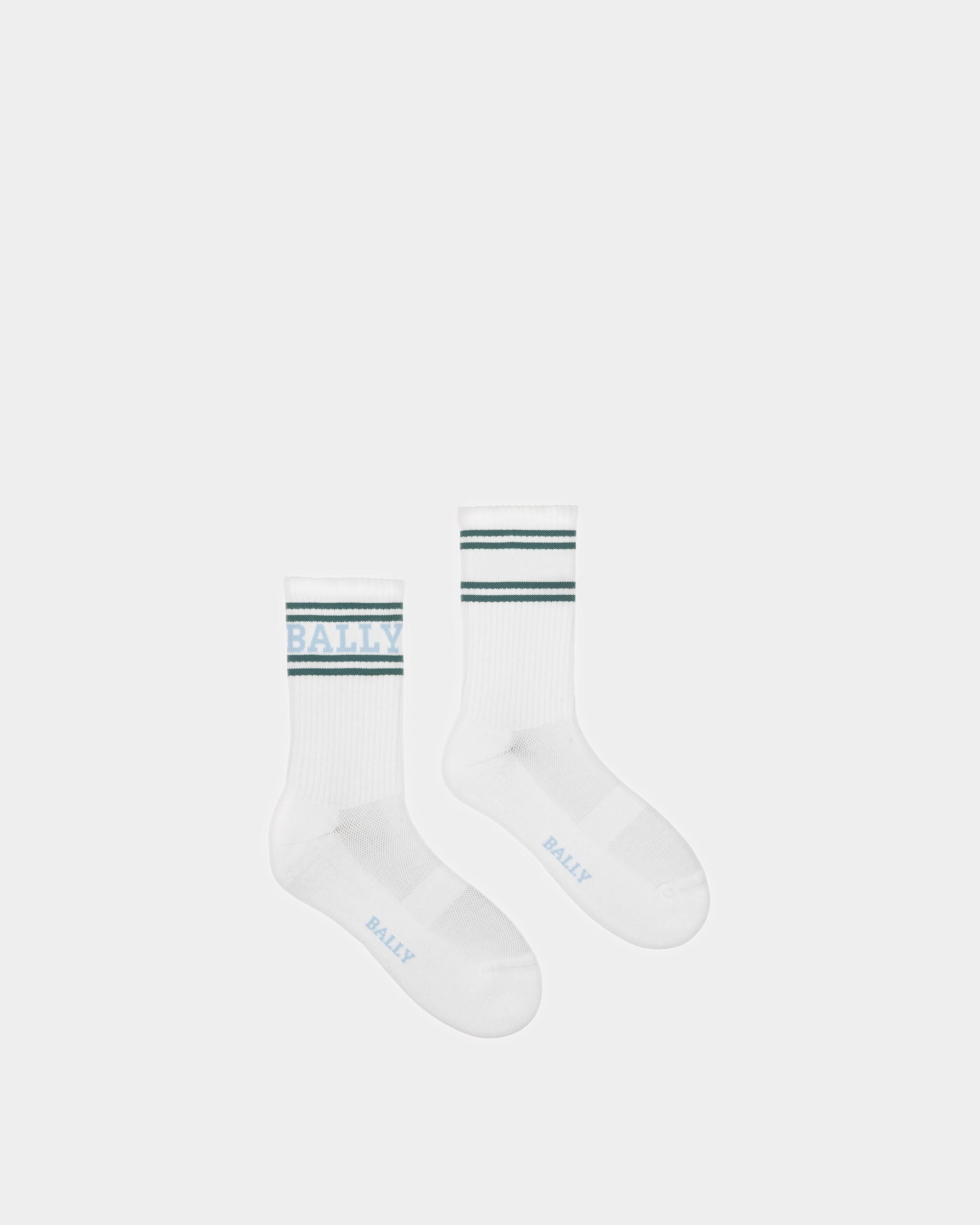 Sportsocken Mit Logo Und Streifen - Herren - Bally - 01