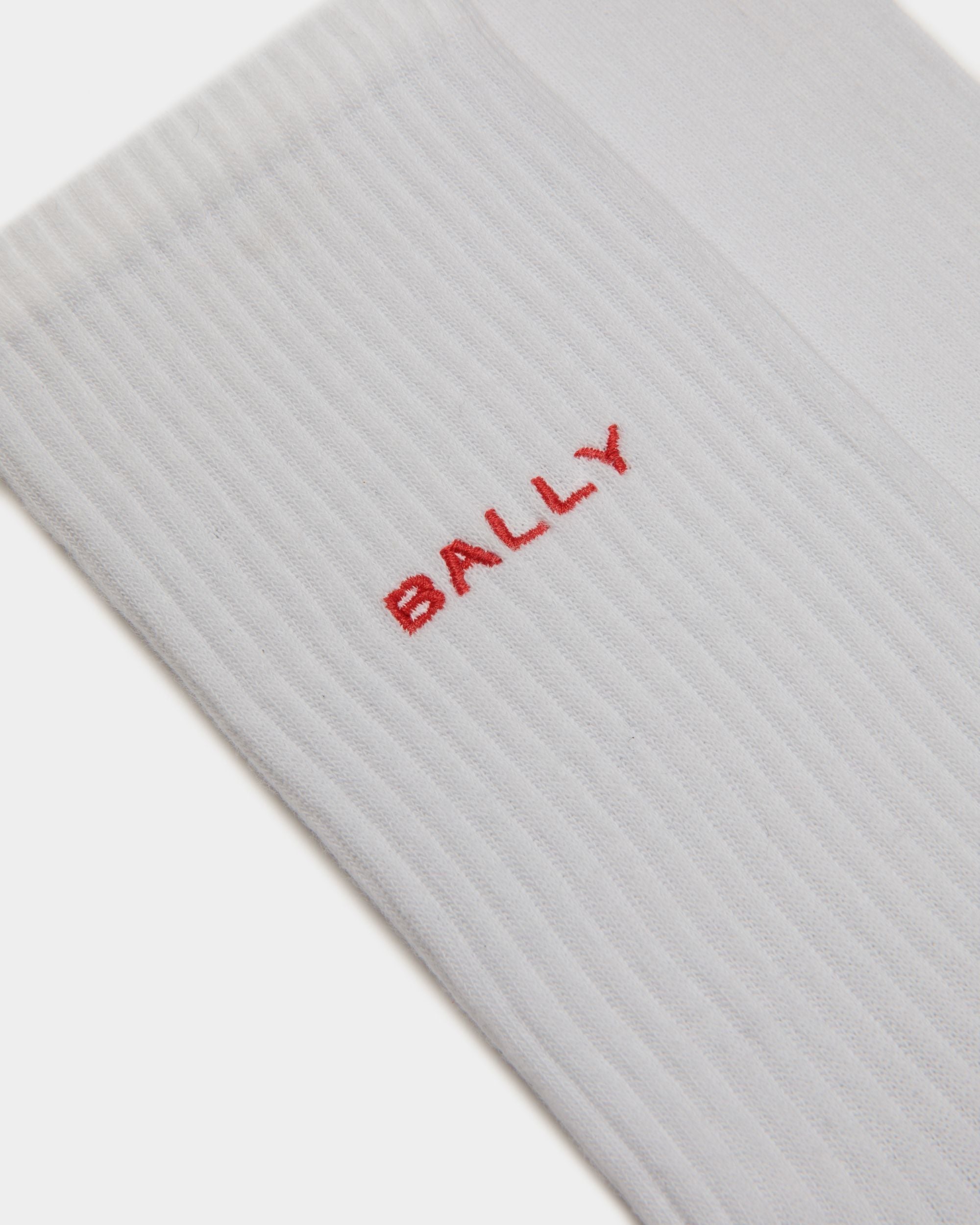 Socks Socks In White Cotton - Herren - Bally - 02