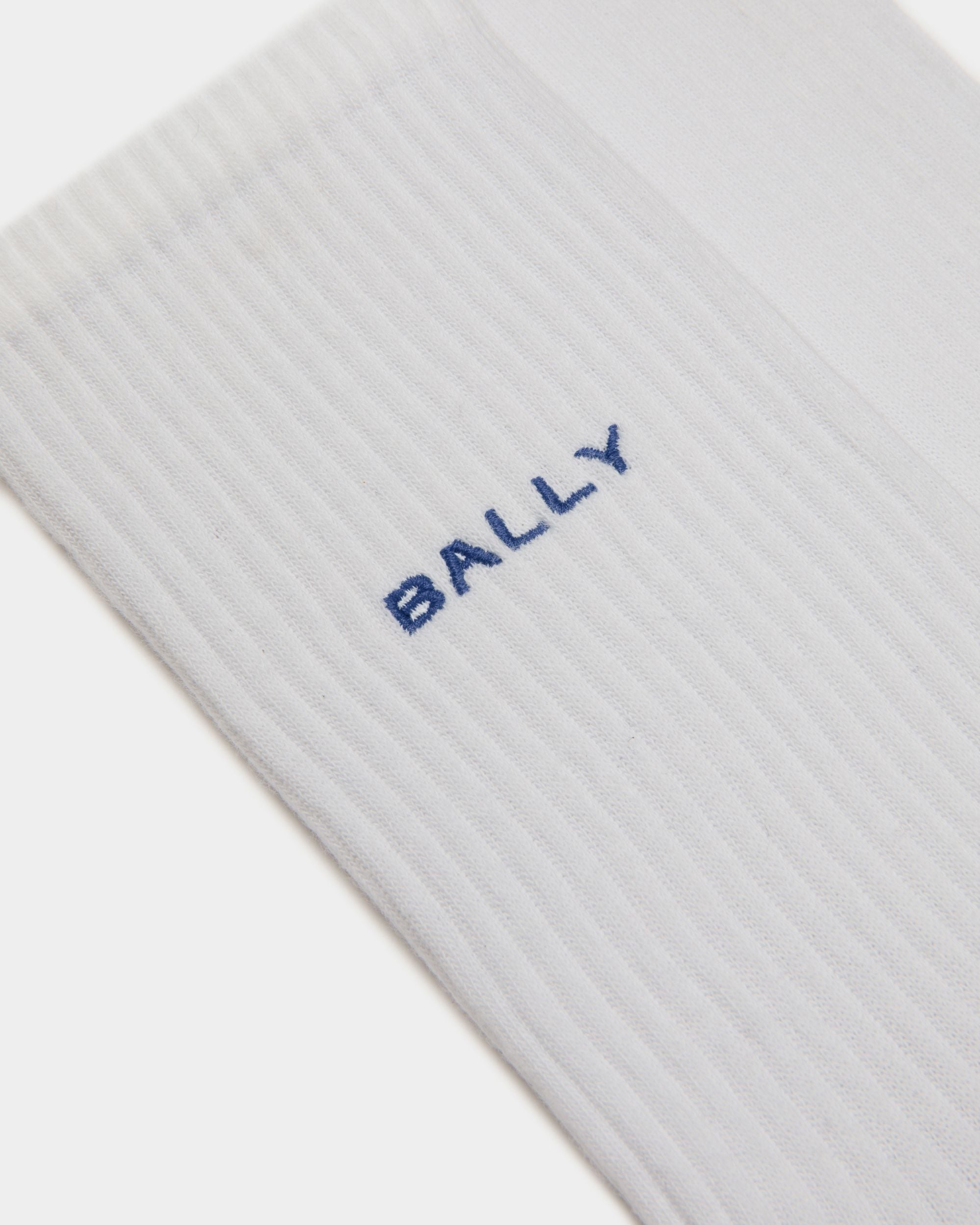 Socken Aus Baumwolle In Weiß - Herren - Bally - 02