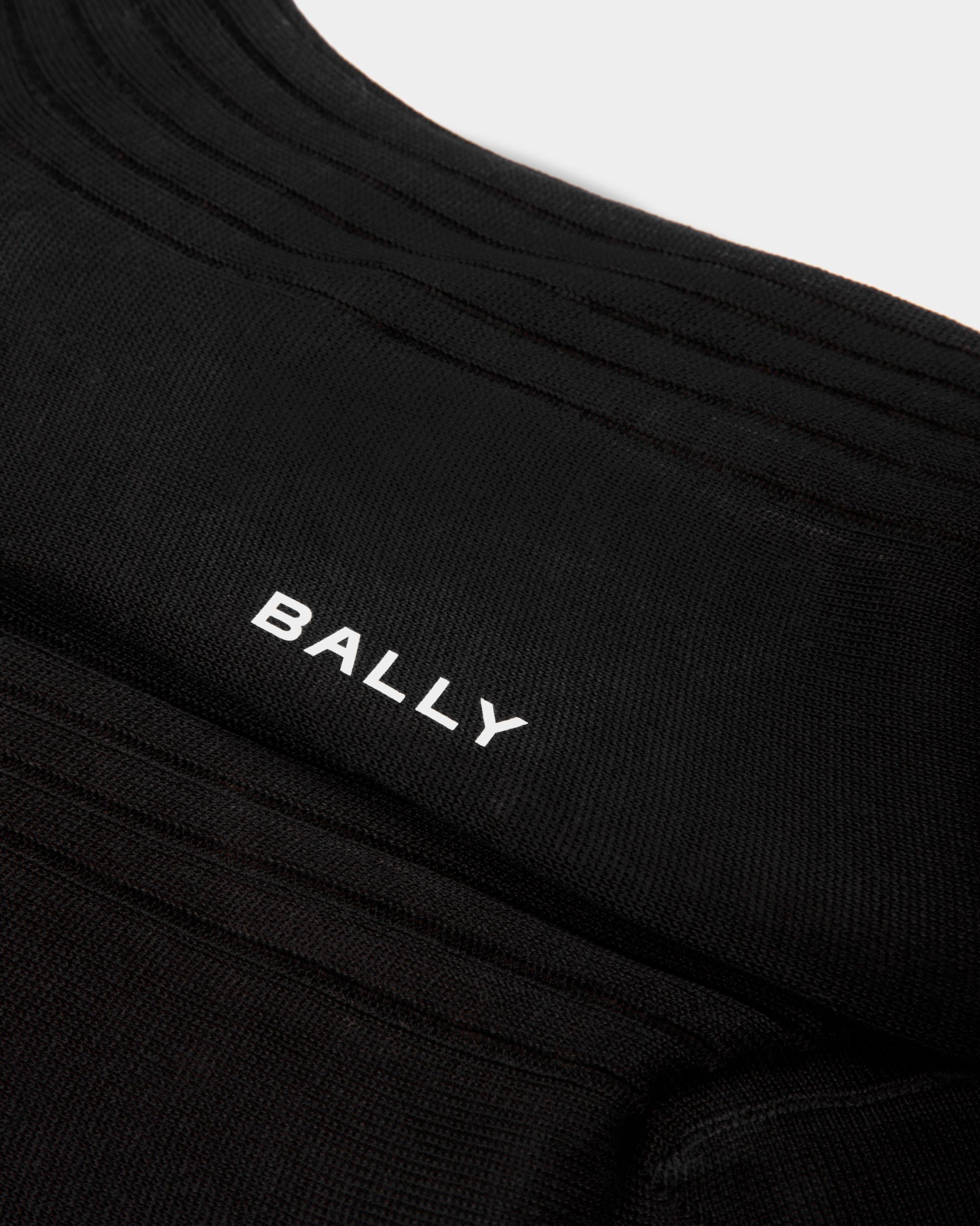Socken Aus Baumwolle In Schwarz - Herren - Bally - 01