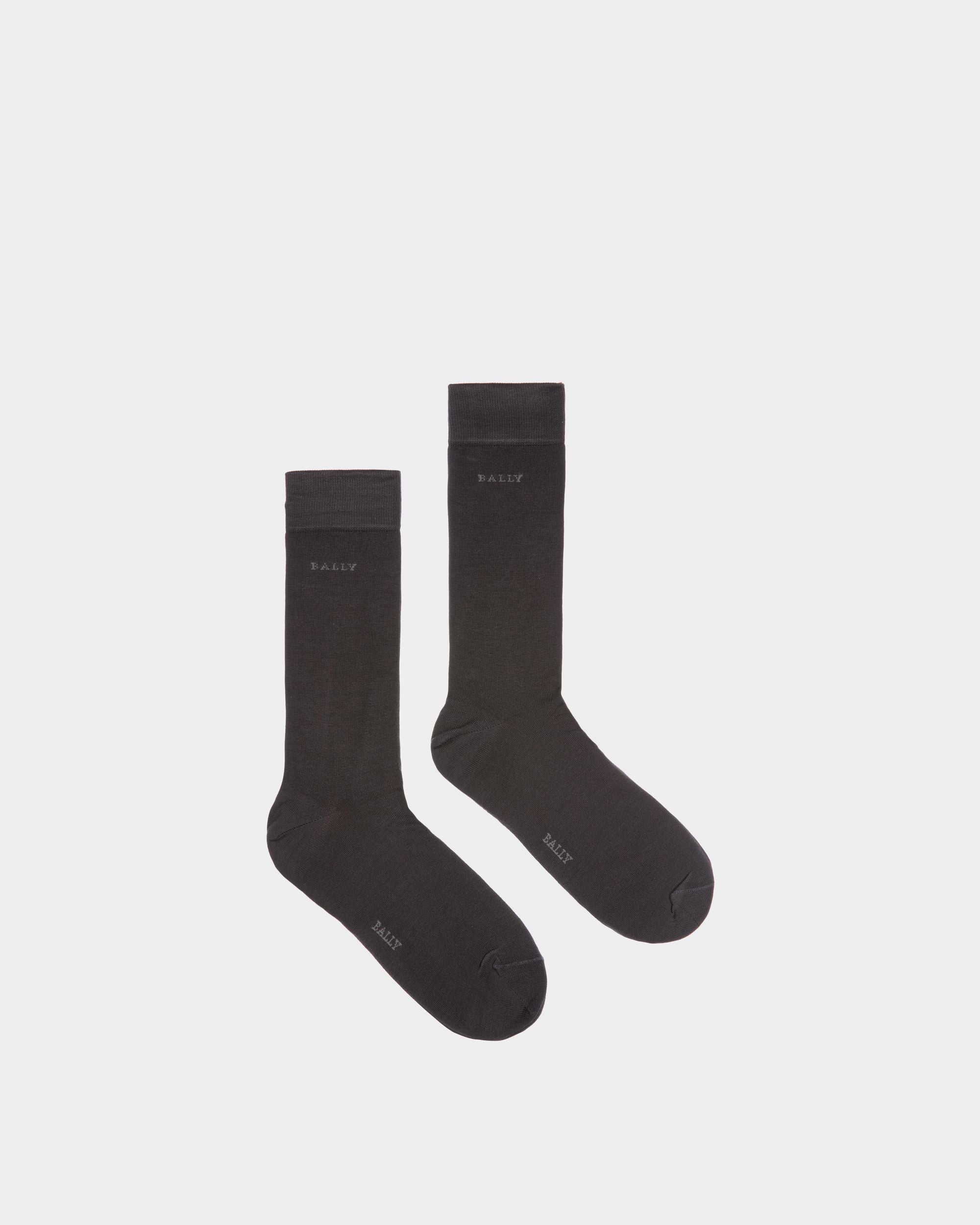Socken Aus Grauer Baumwolle - Herren - Bally - 01