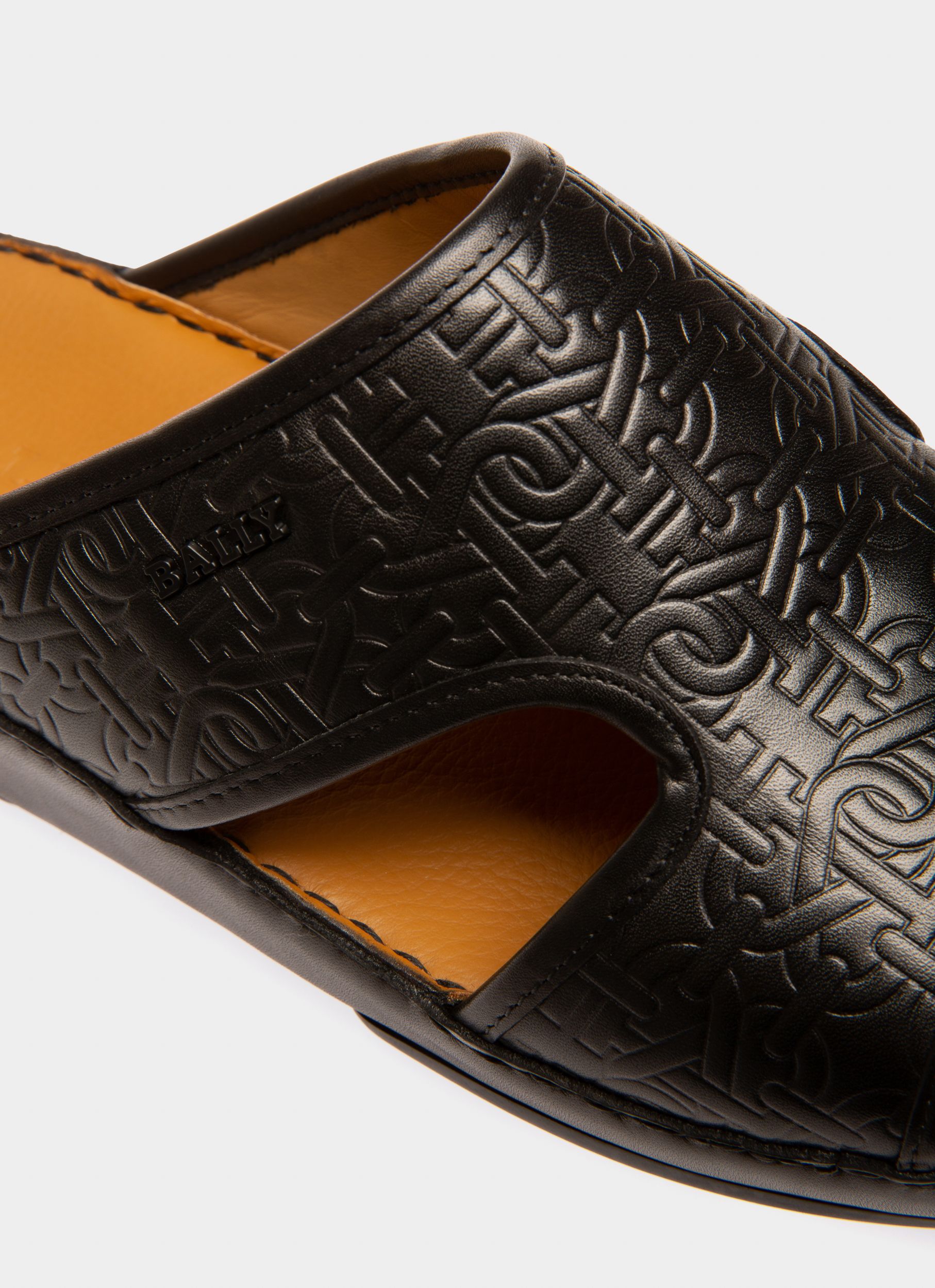 Hassan Sandals In Black Leather - Herren - Bally - 05